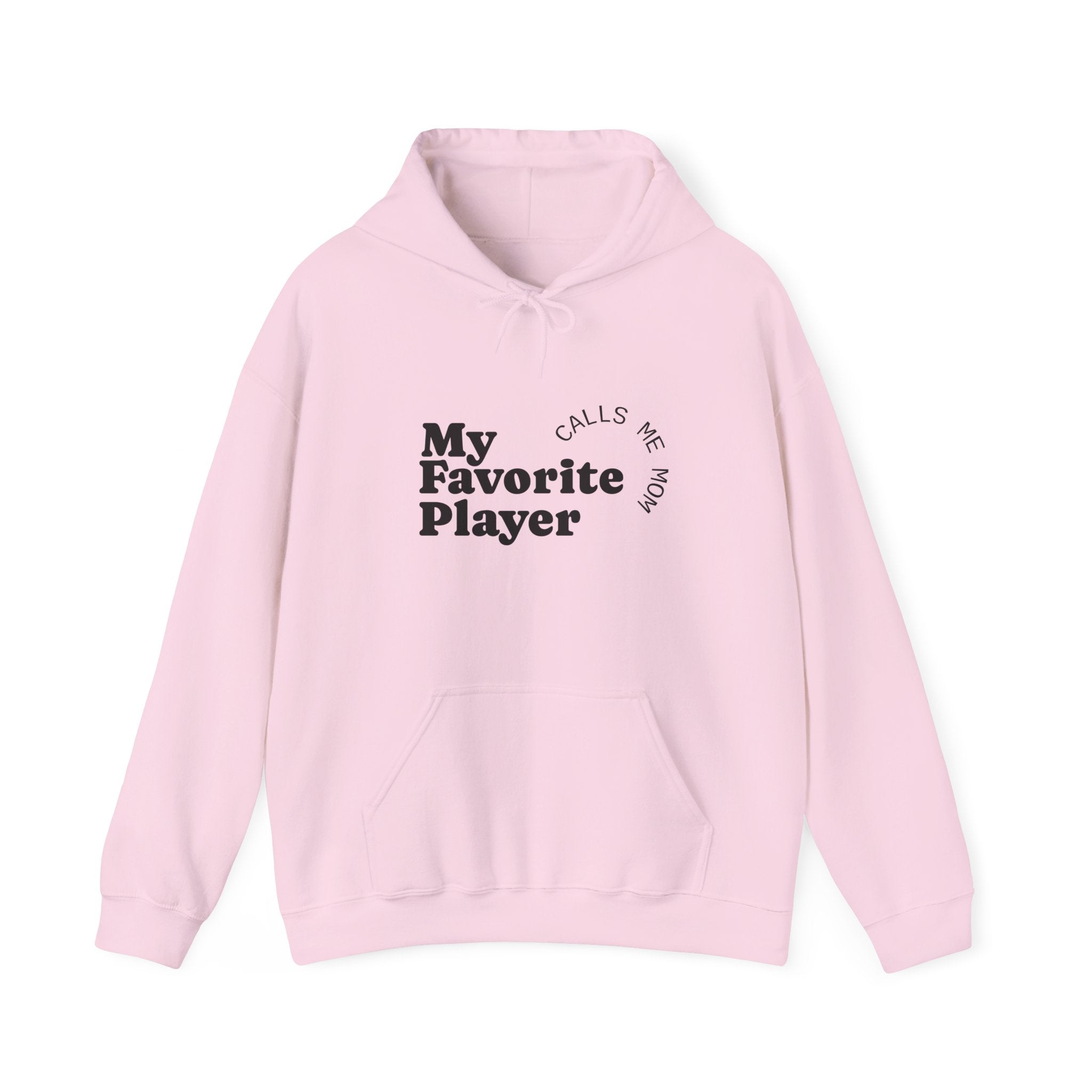 Softball Mom Hoodie - My Favorite Player Calls Me Mom | Proud Softball Mama