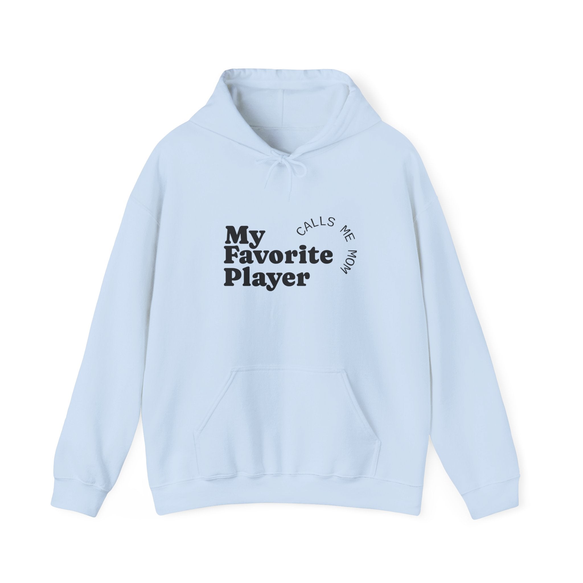 Softball Mom Hoodie - My Favorite Player Calls Me Mom | Proud Softball Mama