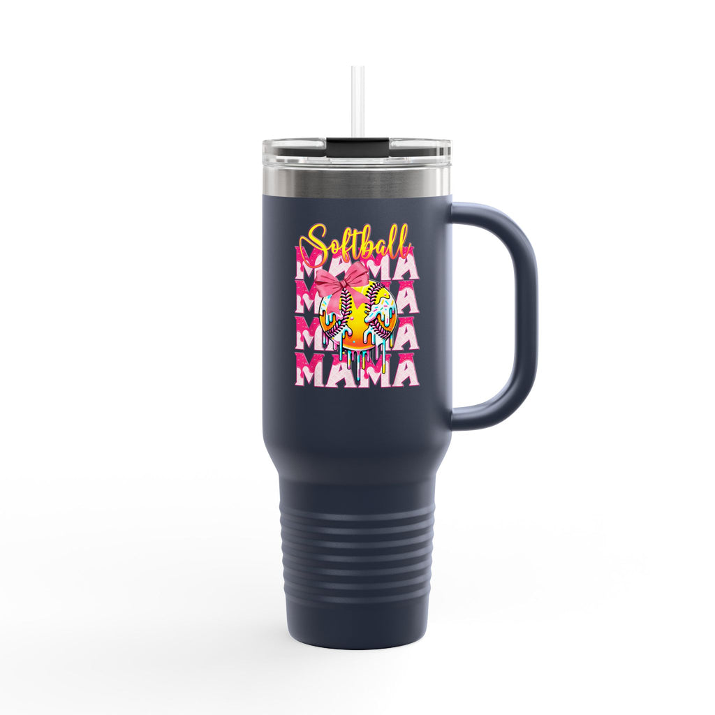 Softball MAMA 40oz Insulated Travel Mug - Stanley Style Holiday Gift