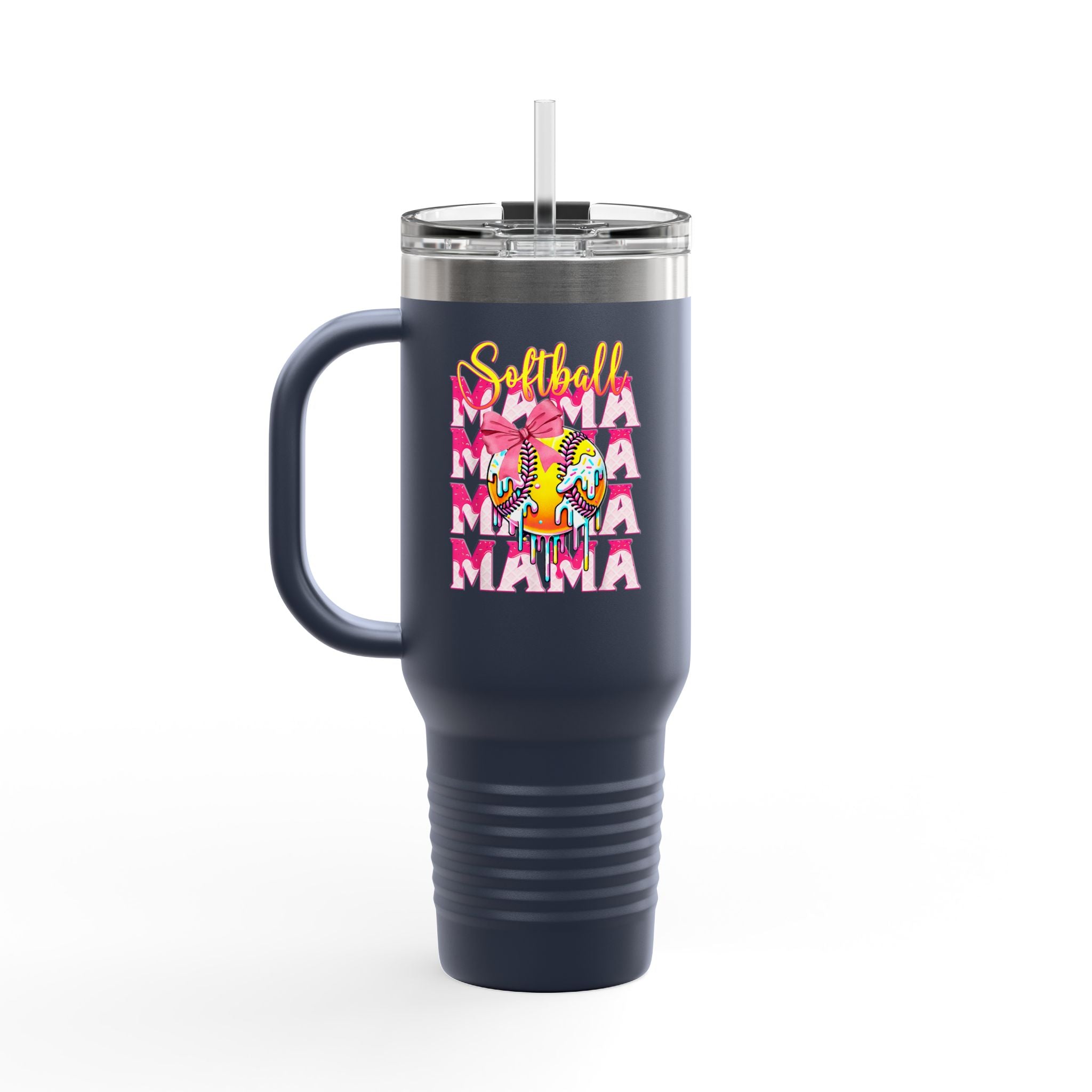 Softball MAMA 40oz Insulated Travel Mug - Stanley Style Holiday Gift