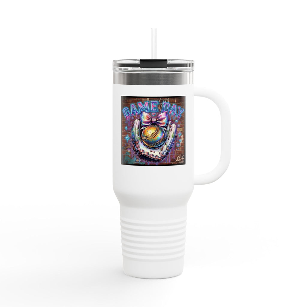 40oz Insulated Travel Mug - Vibrant Design "GAME DAY" | Field of Dreams Sports