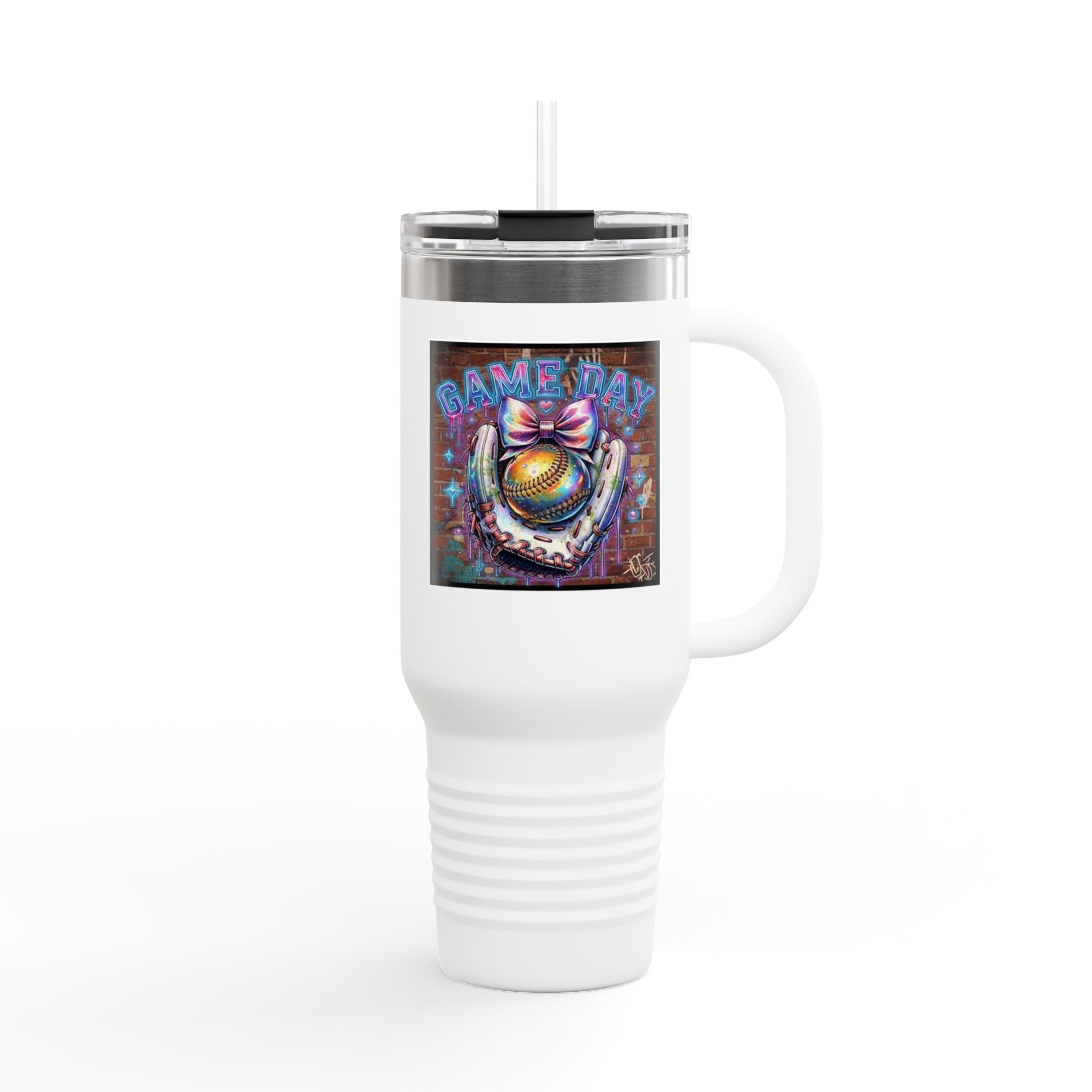 40oz Insulated Travel Mug - Vibrant Design "GAME DAY" | Field of Dreams Sports