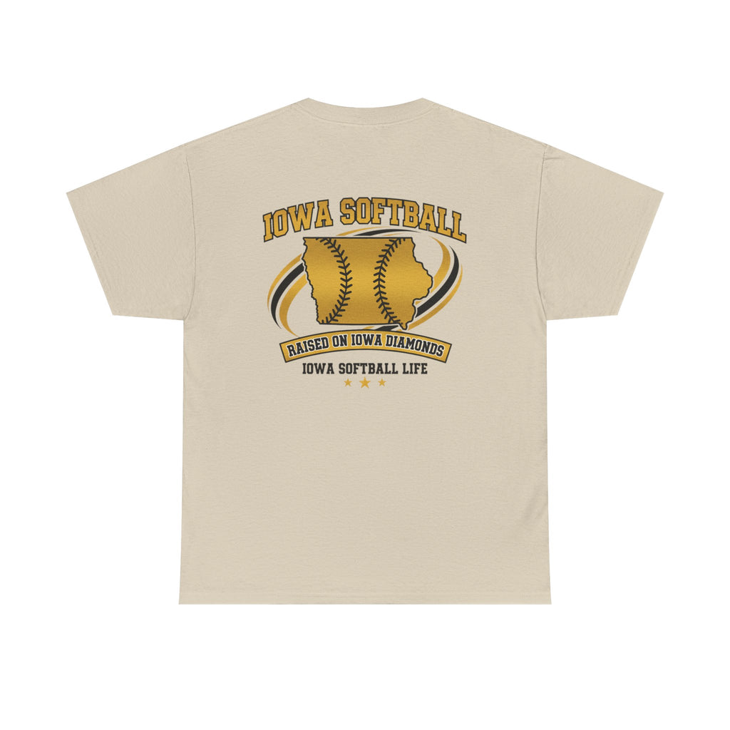 Iowa Softball Heritage Tee - Iowa Strong | Council Bluffs Softball Pride