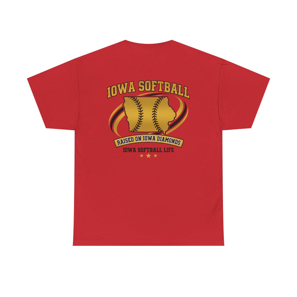 Iowa Softball Heritage Tee - Iowa Strong | Council Bluffs Softball Pride