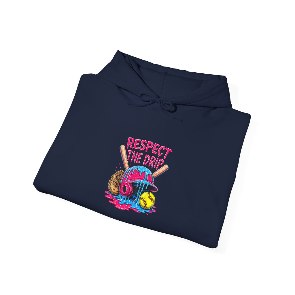 Respect The Drip Hoodie - Baseball Softball Sweatshirt | Field of Dreams Sports