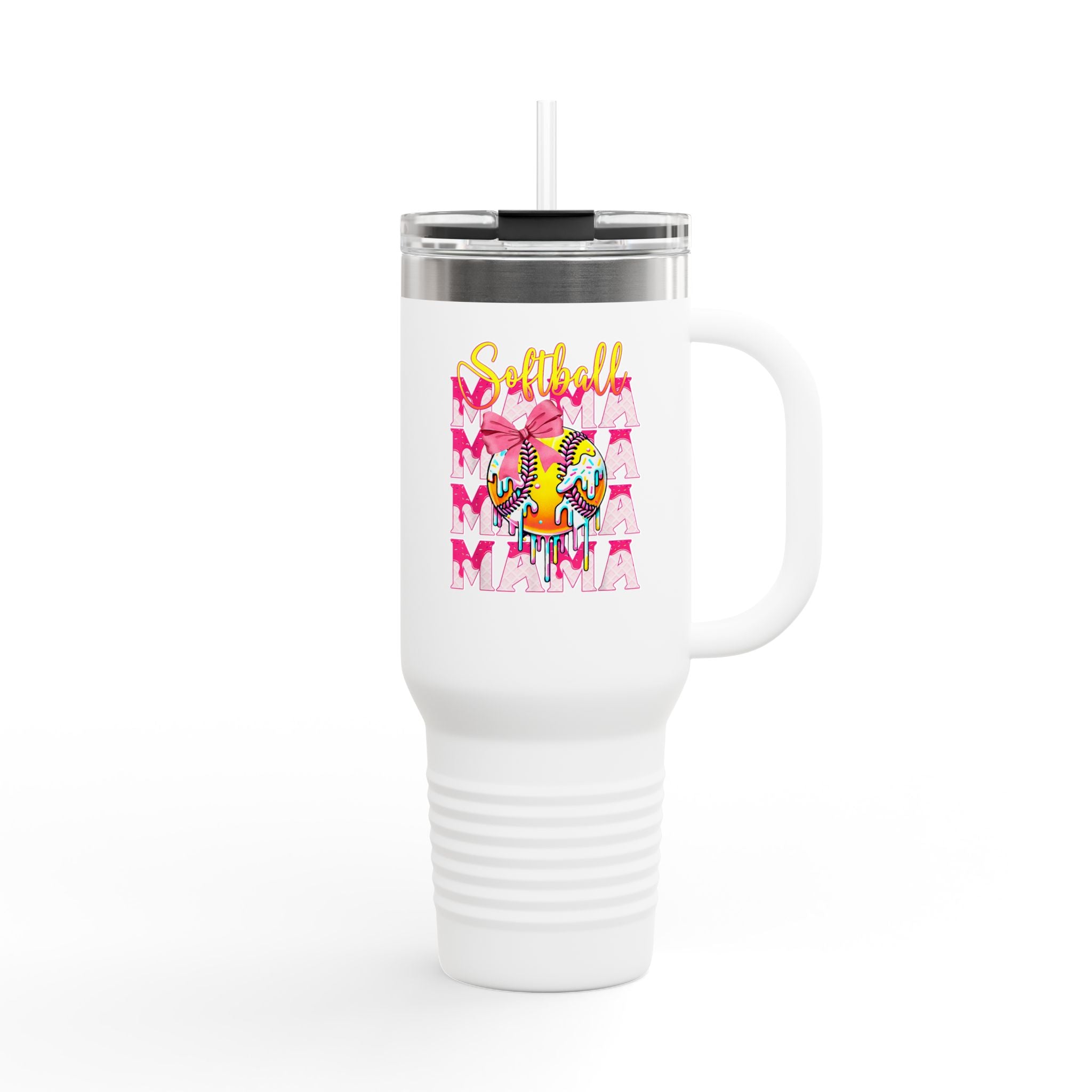 Softball MAMA 40oz Insulated Travel Mug - Stanley Style Holiday Gift