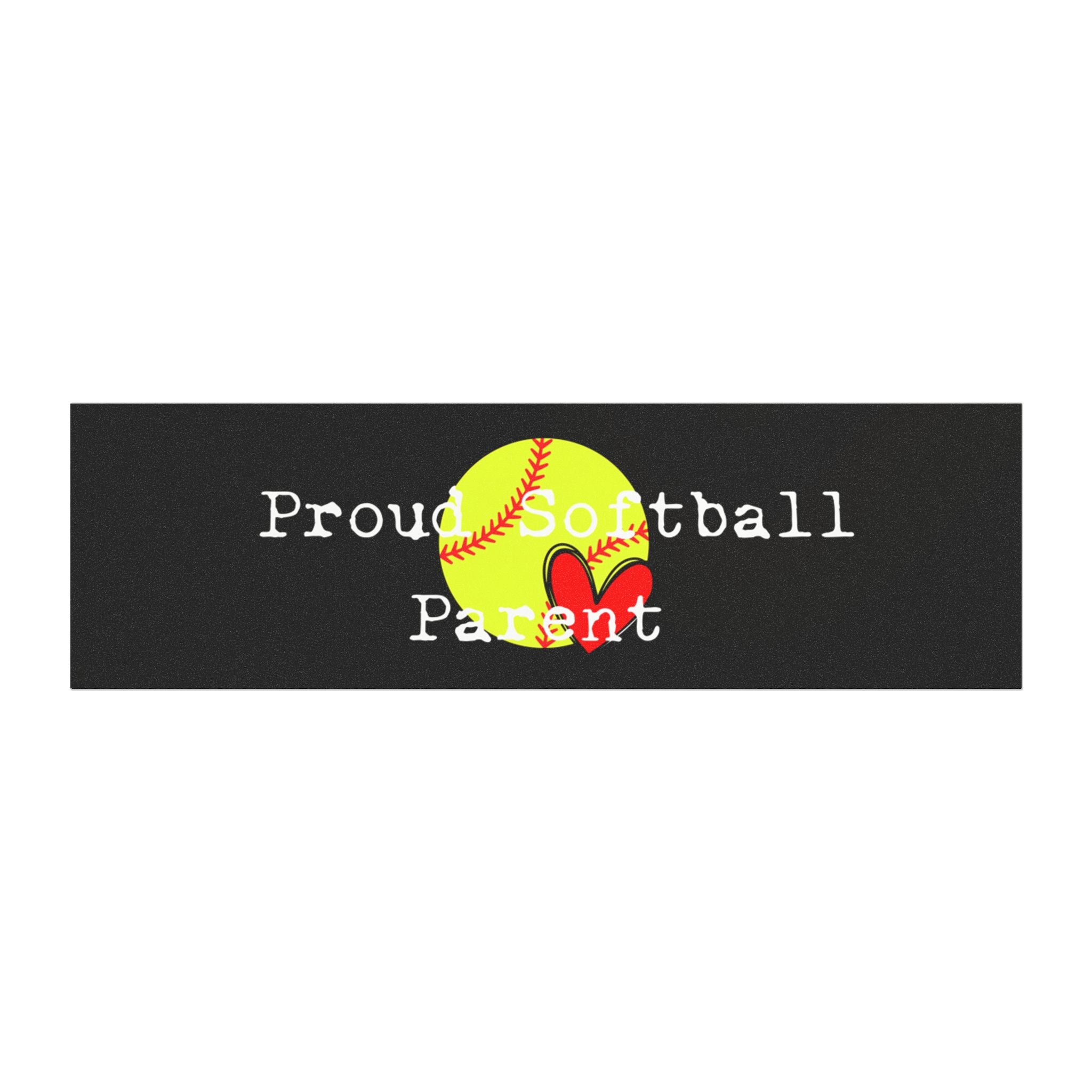 Proud Softball Parent Car Magnet - Sports Fan Decor | Field of Dreams Sports