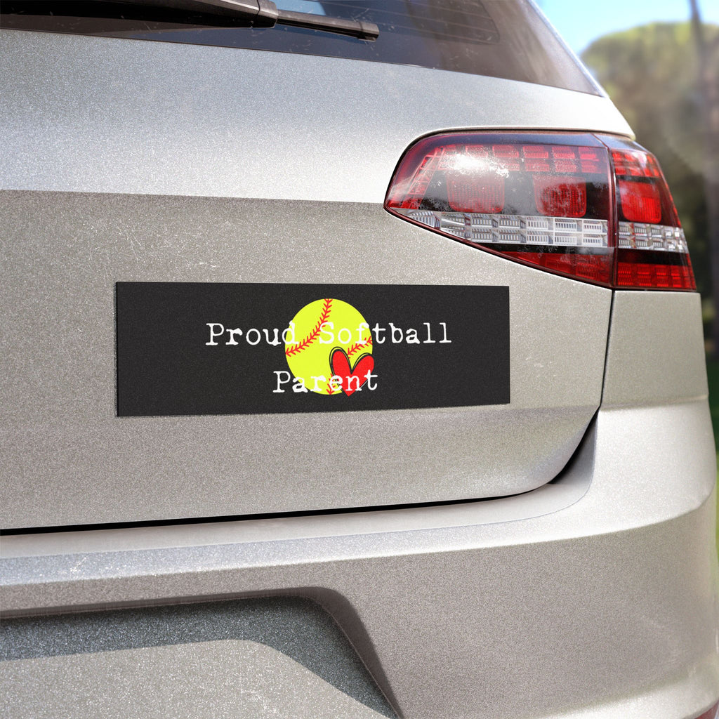 Proud Softball Parent Car Magnet - Sports Fan Decor | Field of Dreams Sports