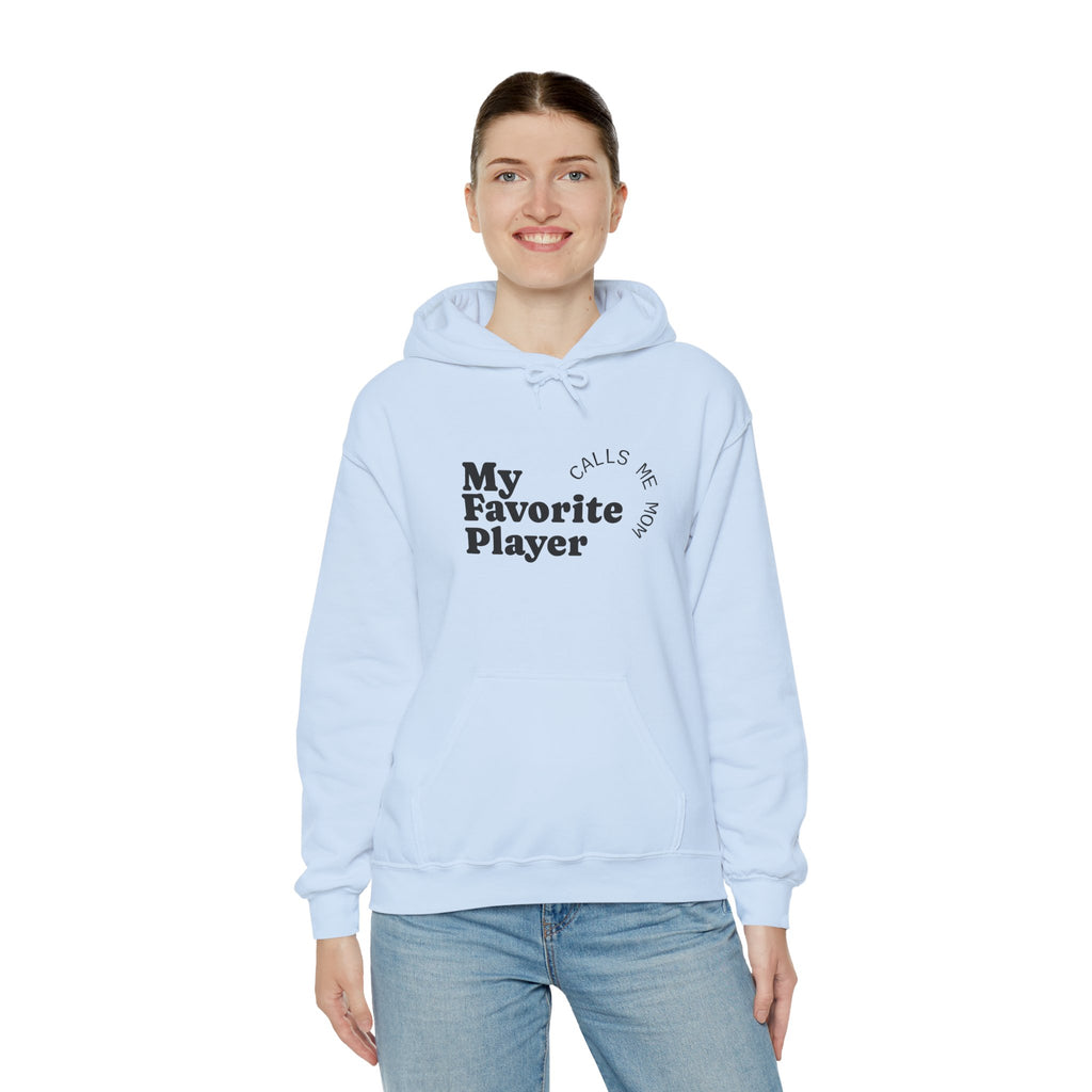 Softball Mom Hoodie - My Favorite Player Calls Me Mom | Proud Softball Mama