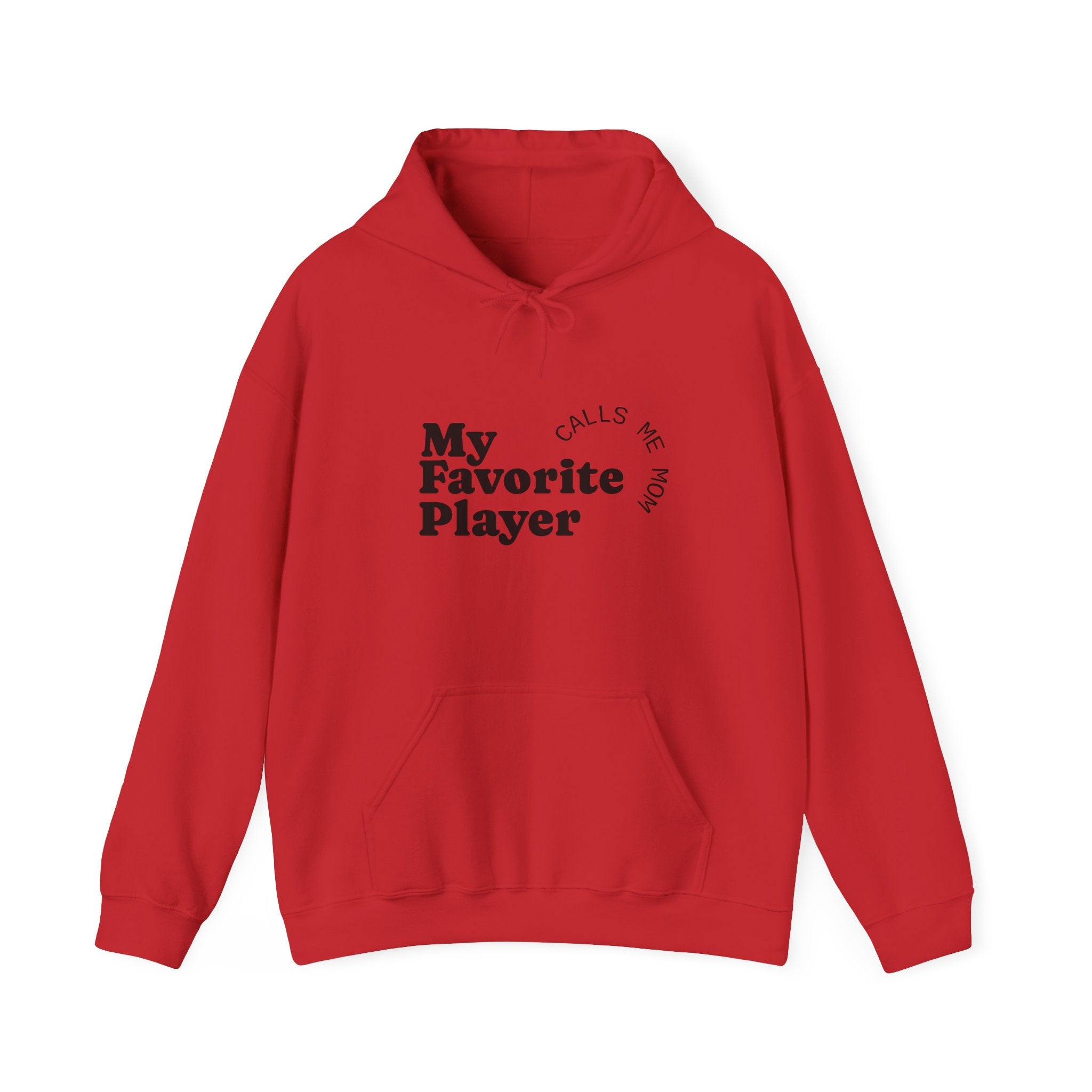 Softball Mom Hoodie - My Favorite Player Calls Me Mom | Proud Softball Mama