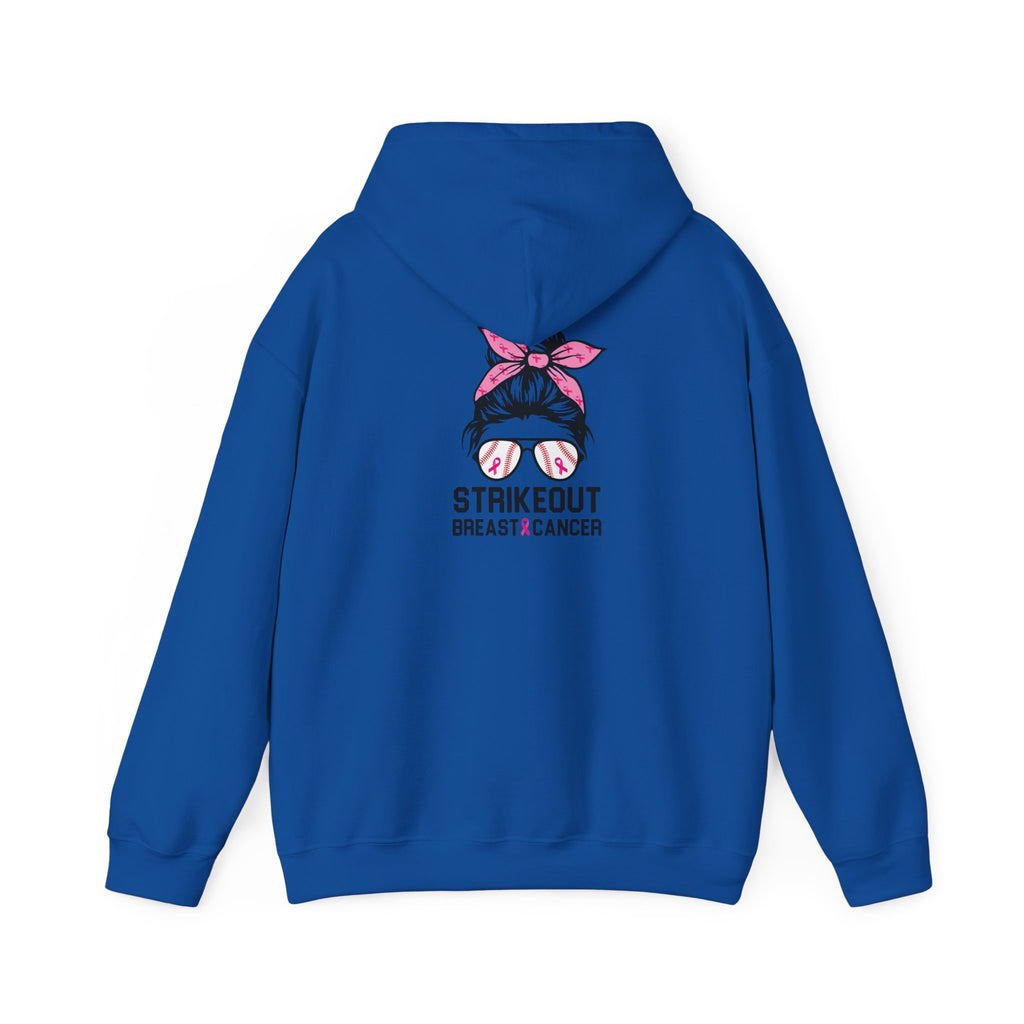 Strike Out Breast Cancer Hoodie | $5 Donated to NBCF | Pink Ribbon Awareness