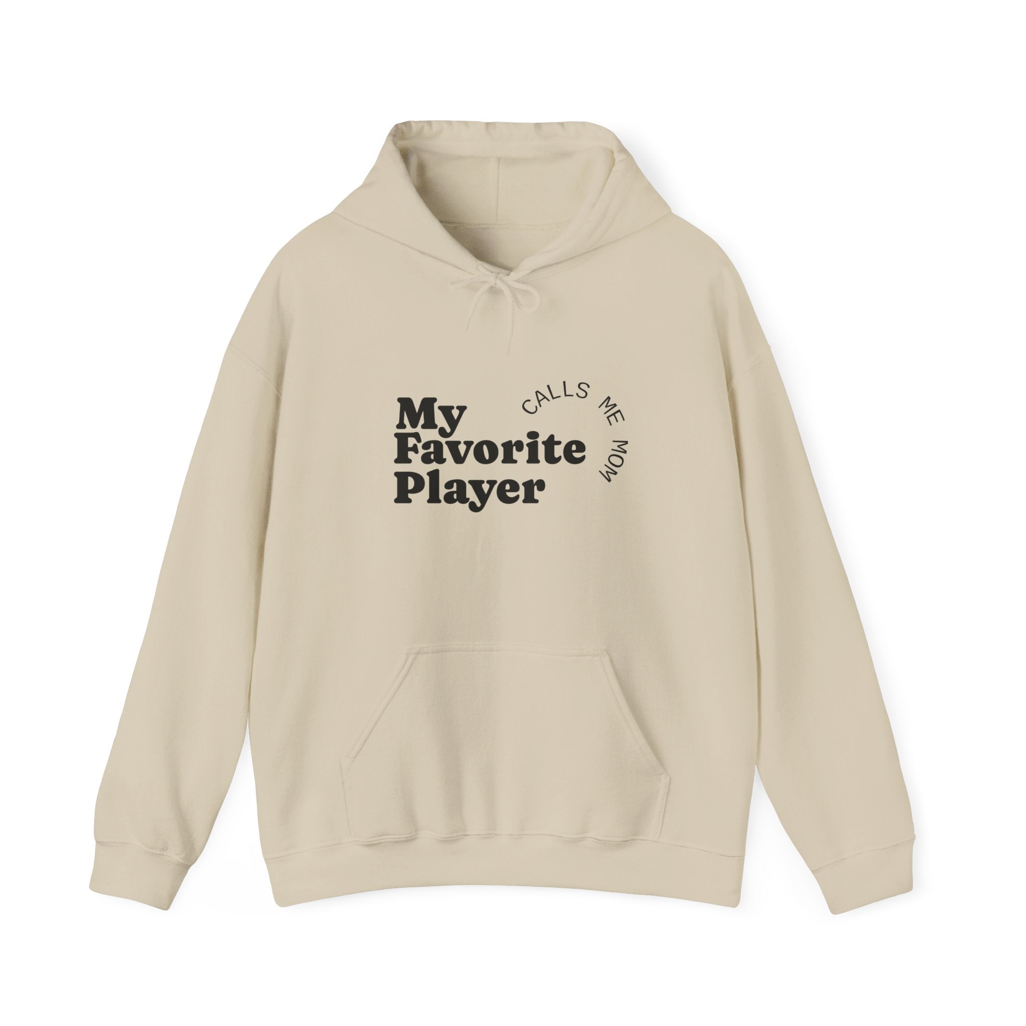 Softball Mom Hoodie - My Favorite Player Calls Me Mom | Proud Softball Mama