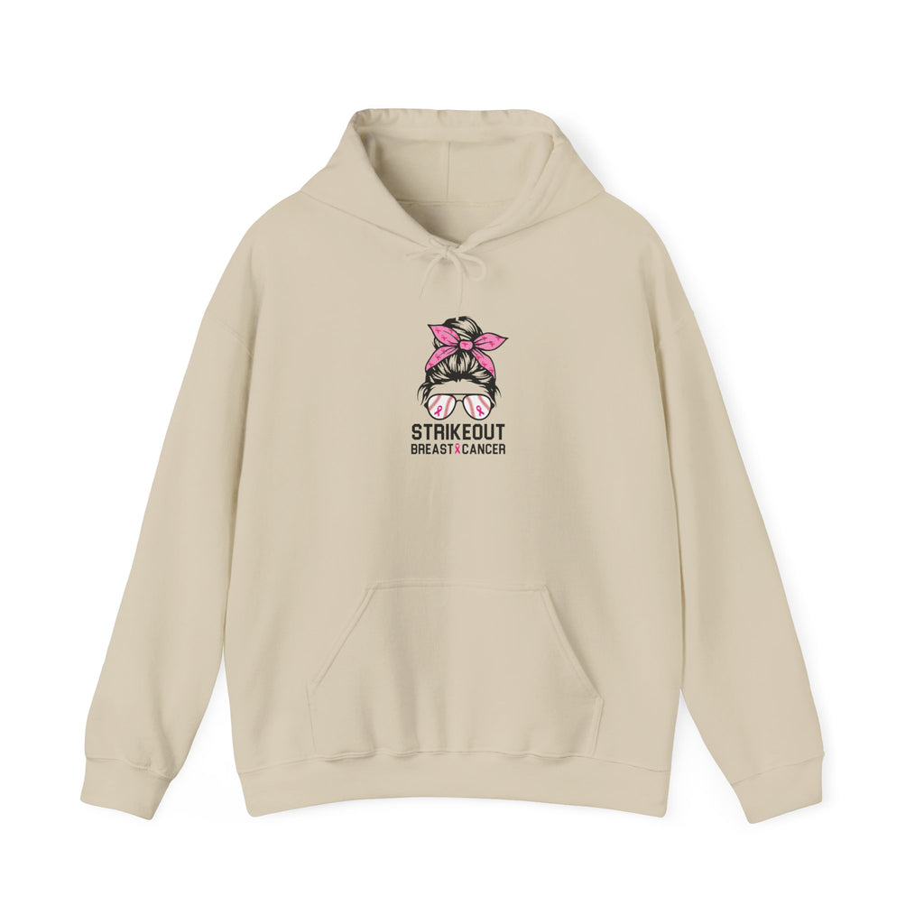 Strike Out Breast Cancer Hoodie | $5 Donated to NBCF | Pink Ribbon Awareness