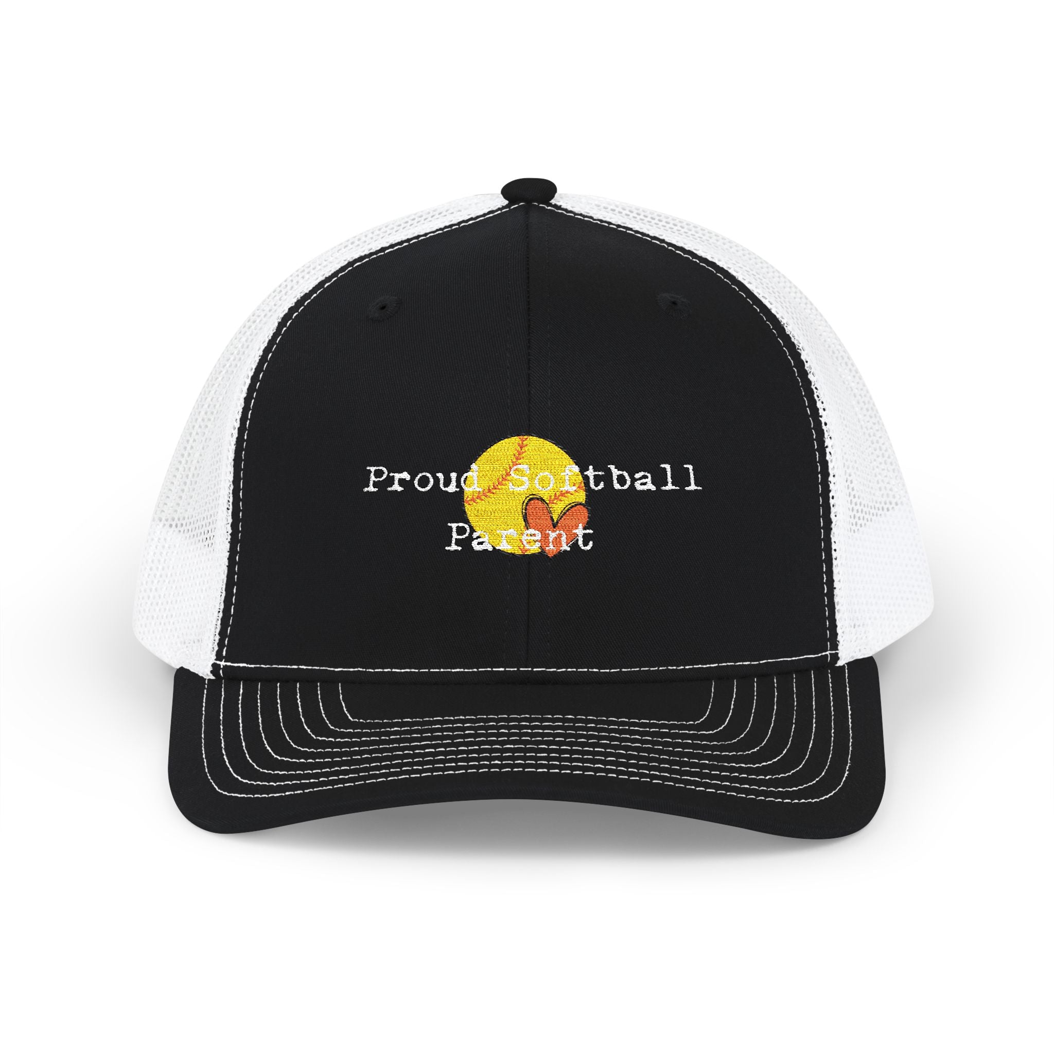 Proud Softball Parent Snapback Trucker Cap, Baseball Hat, Sports Cap, Gift for Parents, Custom Embroidered Hat
