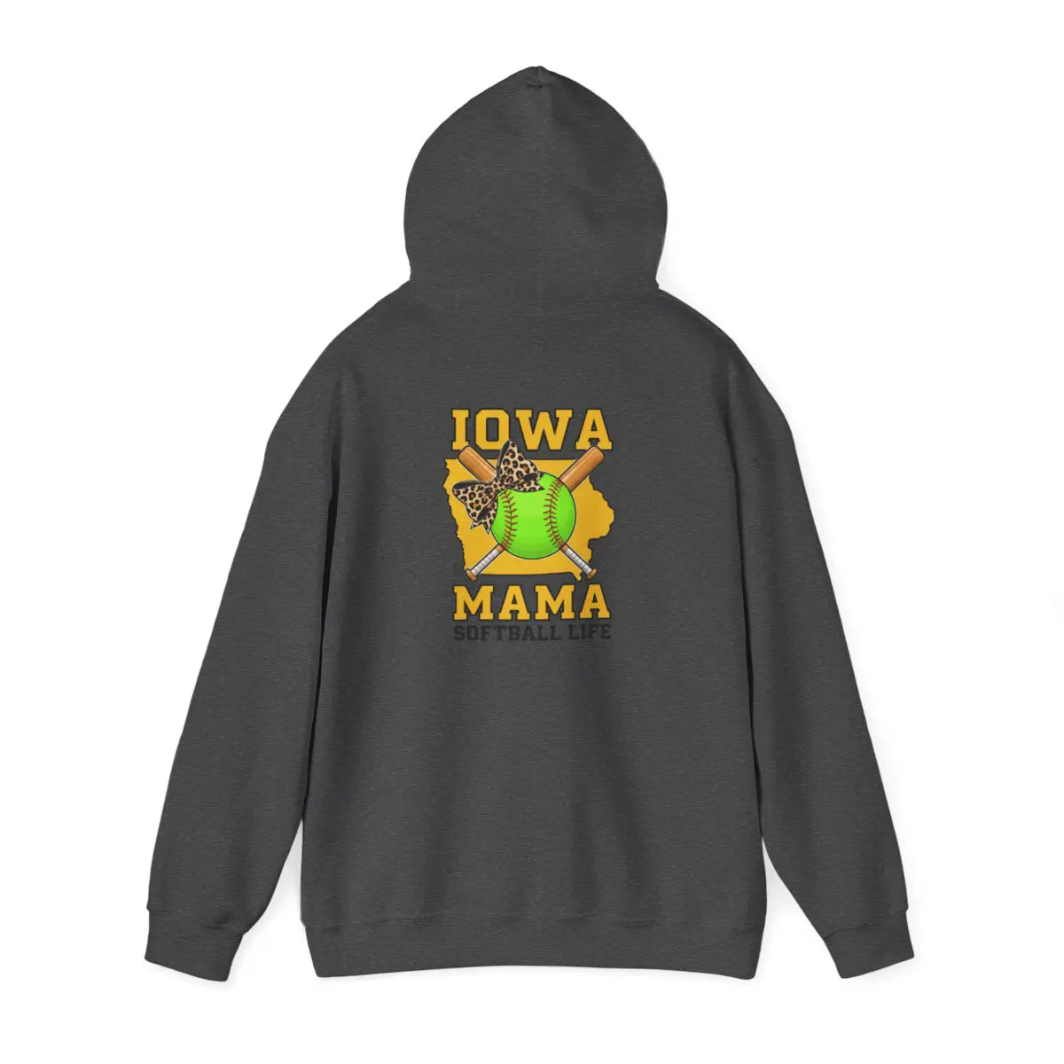 Iowa Mama Softball Sweatshirt - Proud Iowa Softball Mom | Council Bluffs