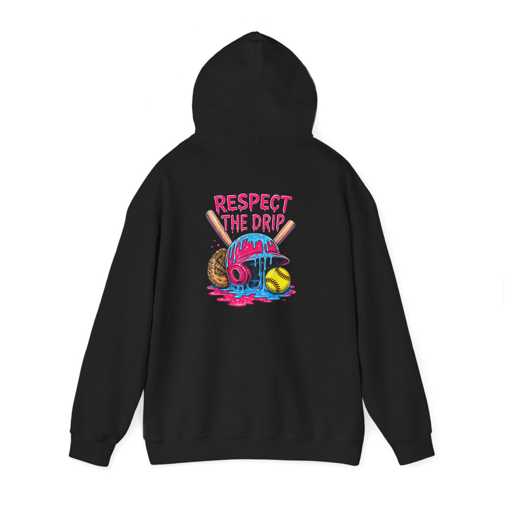Respect The Drip Hoodie - Baseball Softball Sweatshirt | Field of Dreams Sports