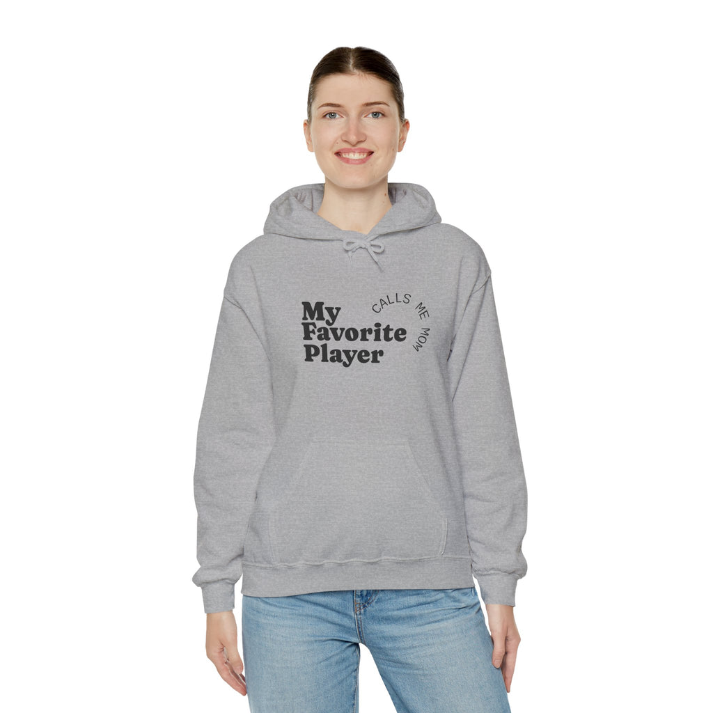 Softball Mom Hoodie - My Favorite Player Calls Me Mom | Proud Softball Mama