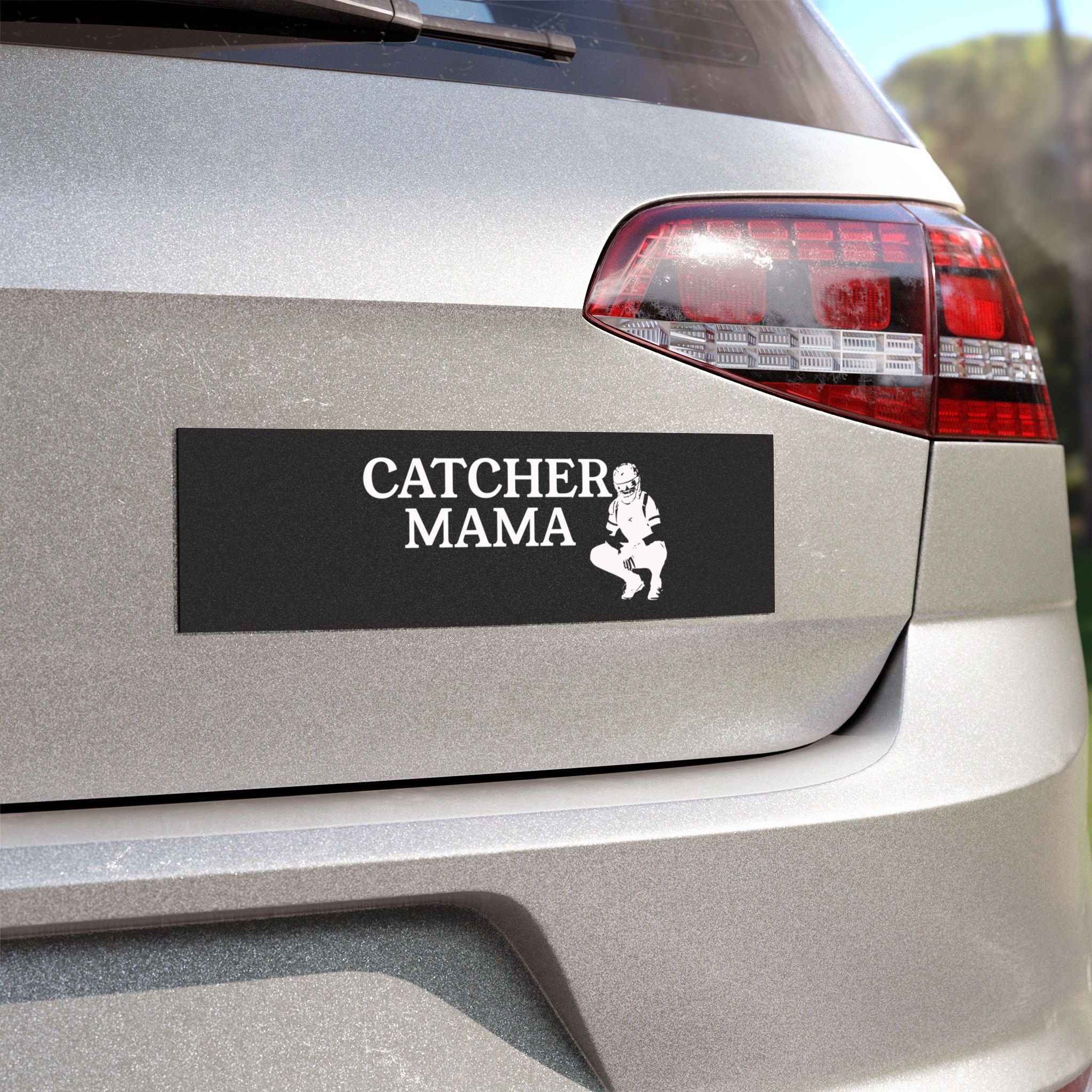 Catcher Mama Car Magnet - Baseball/Softball Mom Gift | Field of Dreams Sports