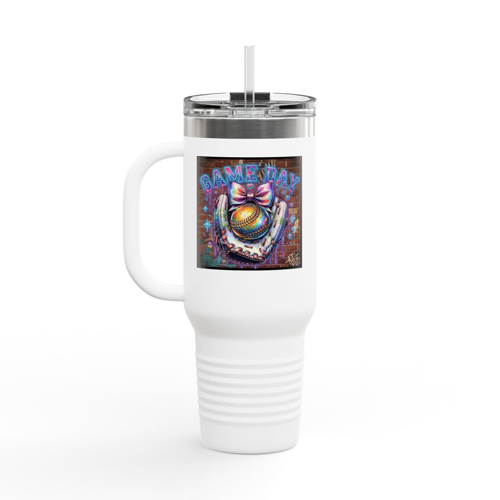 40oz Insulated Travel Mug - Vibrant Design "GAME DAY" | Field of Dreams Sports