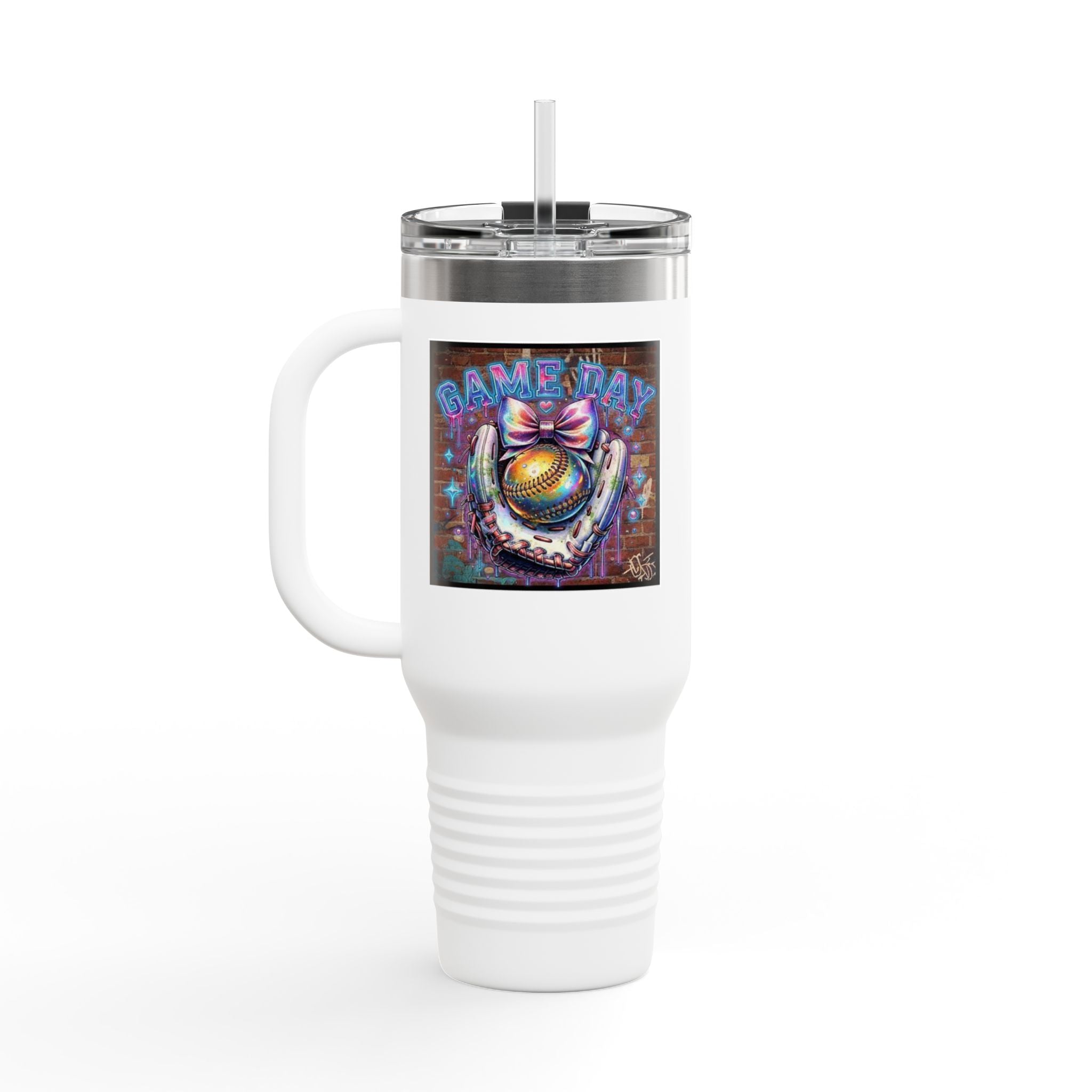 40oz Insulated Travel Mug - Vibrant Design "GAME DAY" | Field of Dreams Sports