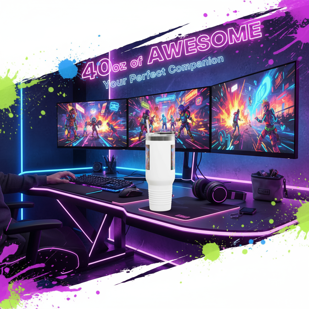 40oz Travel Mug Banner