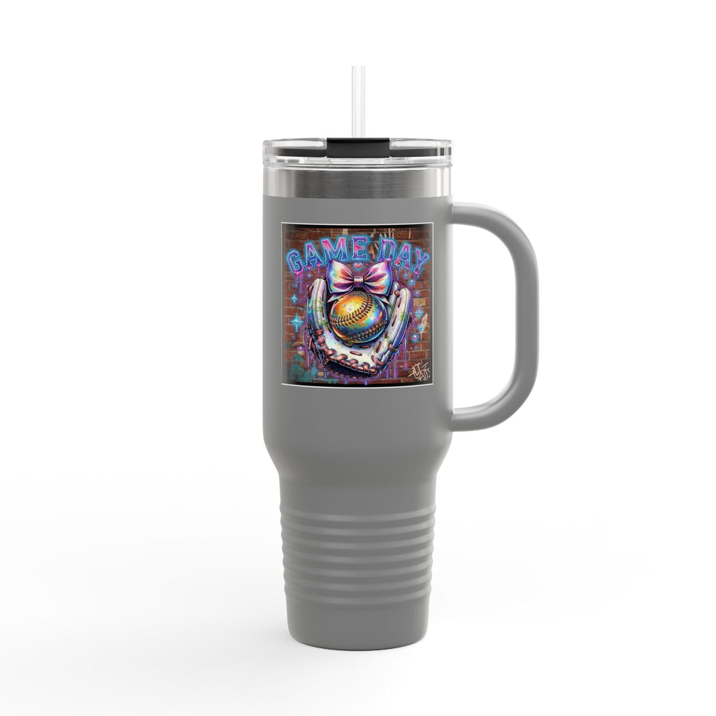 40oz Insulated Travel Mug - Vibrant Design "GAME DAY" | Field of Dreams Sports