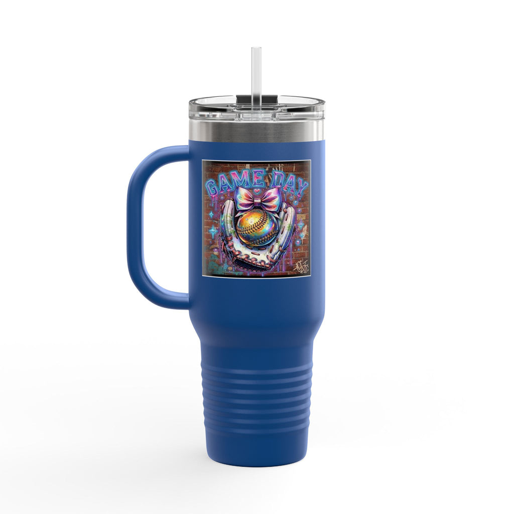 40oz Insulated Travel Mug - Vibrant Design "GAME DAY" | Field of Dreams Sports