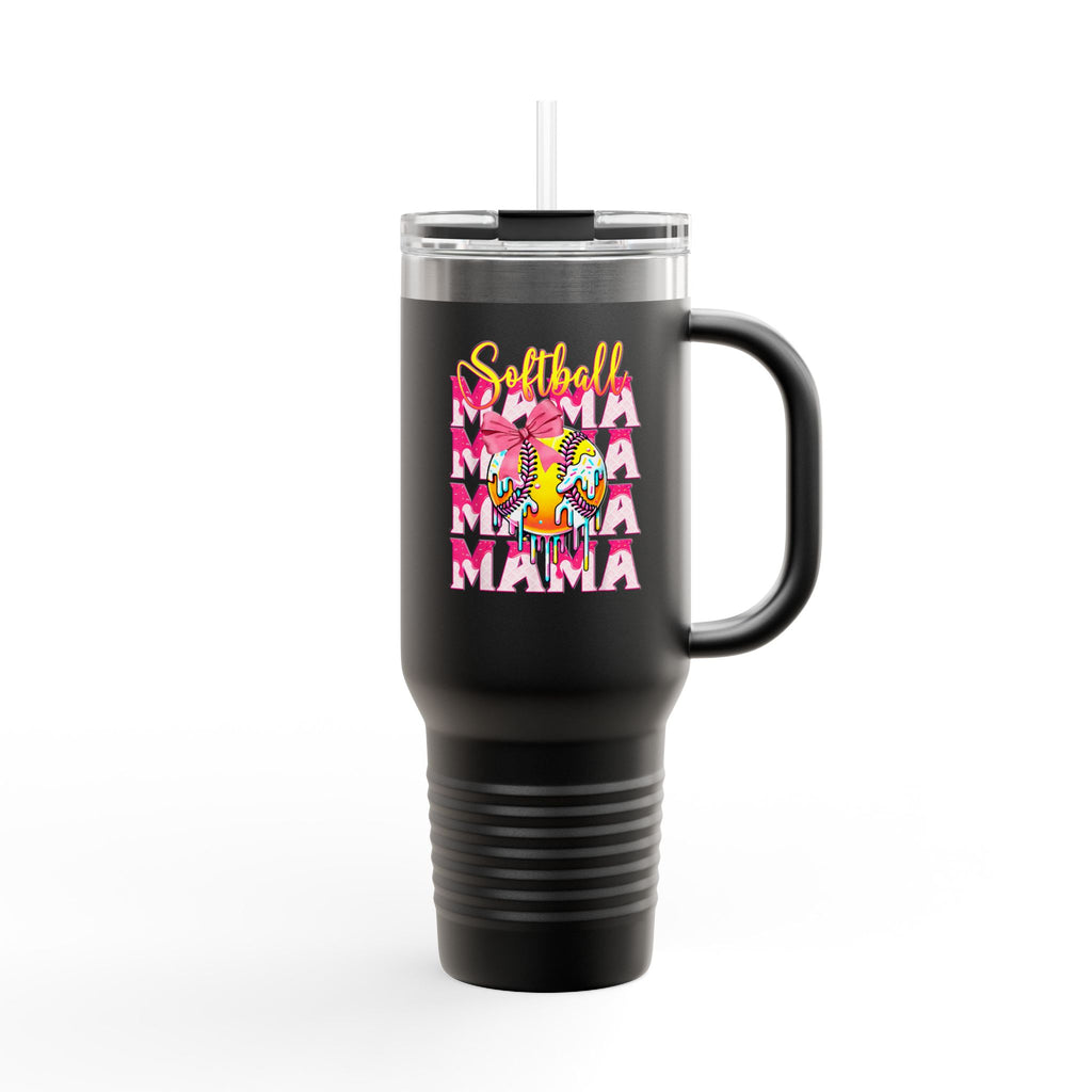 Softball MAMA 40oz Insulated Travel Mug - Stanley Style Holiday Gift
