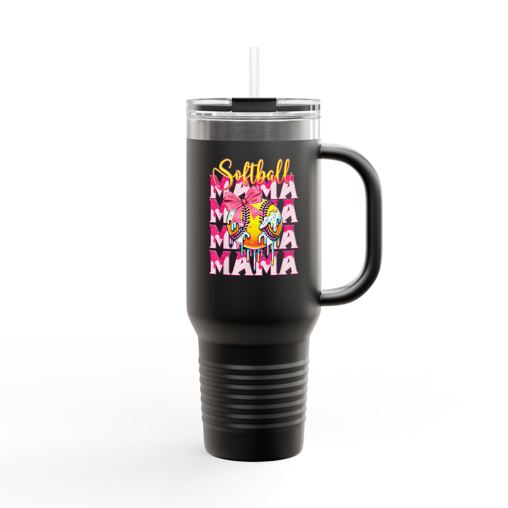 Softball MAMA 40oz Insulated Travel Mug - Stanley Style Holiday Gift