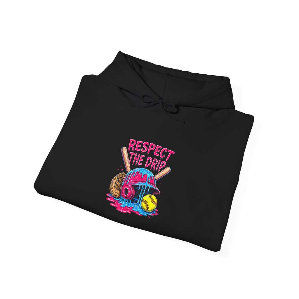 Respect The Drip Hoodie - Baseball Softball Sweatshirt | Field of Dreams Sports