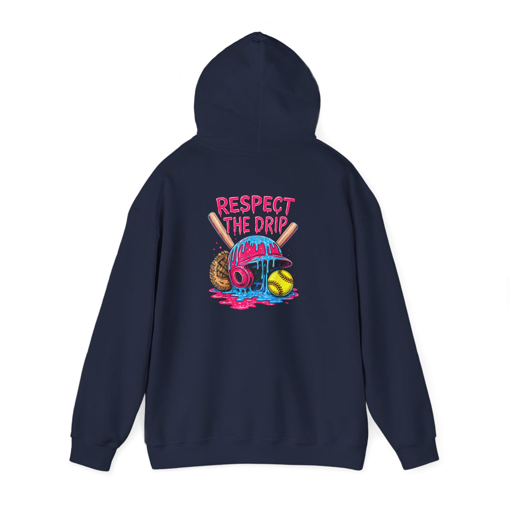 Respect The Drip Hoodie - Baseball Softball Sweatshirt | Field of Dreams Sports