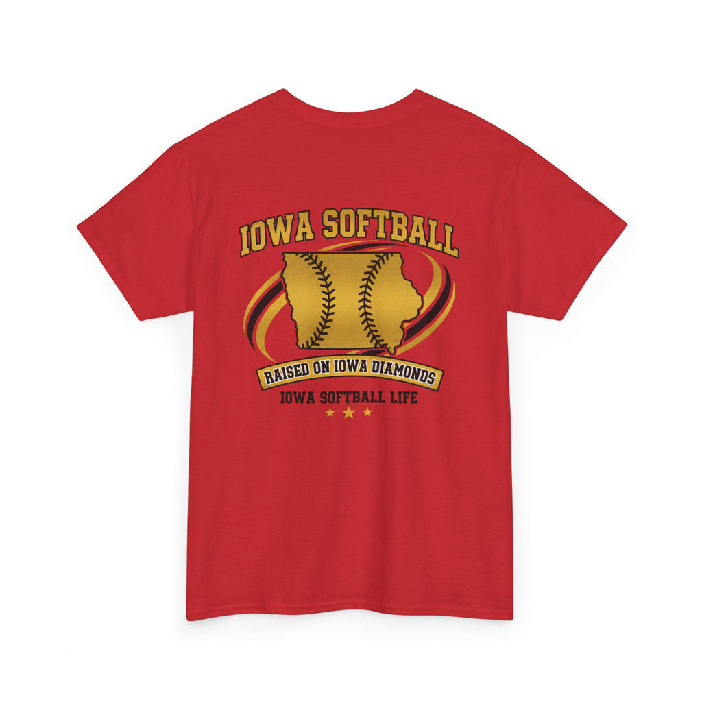 Iowa Softball Heritage Tee - Iowa Strong | Council Bluffs Softball Pride