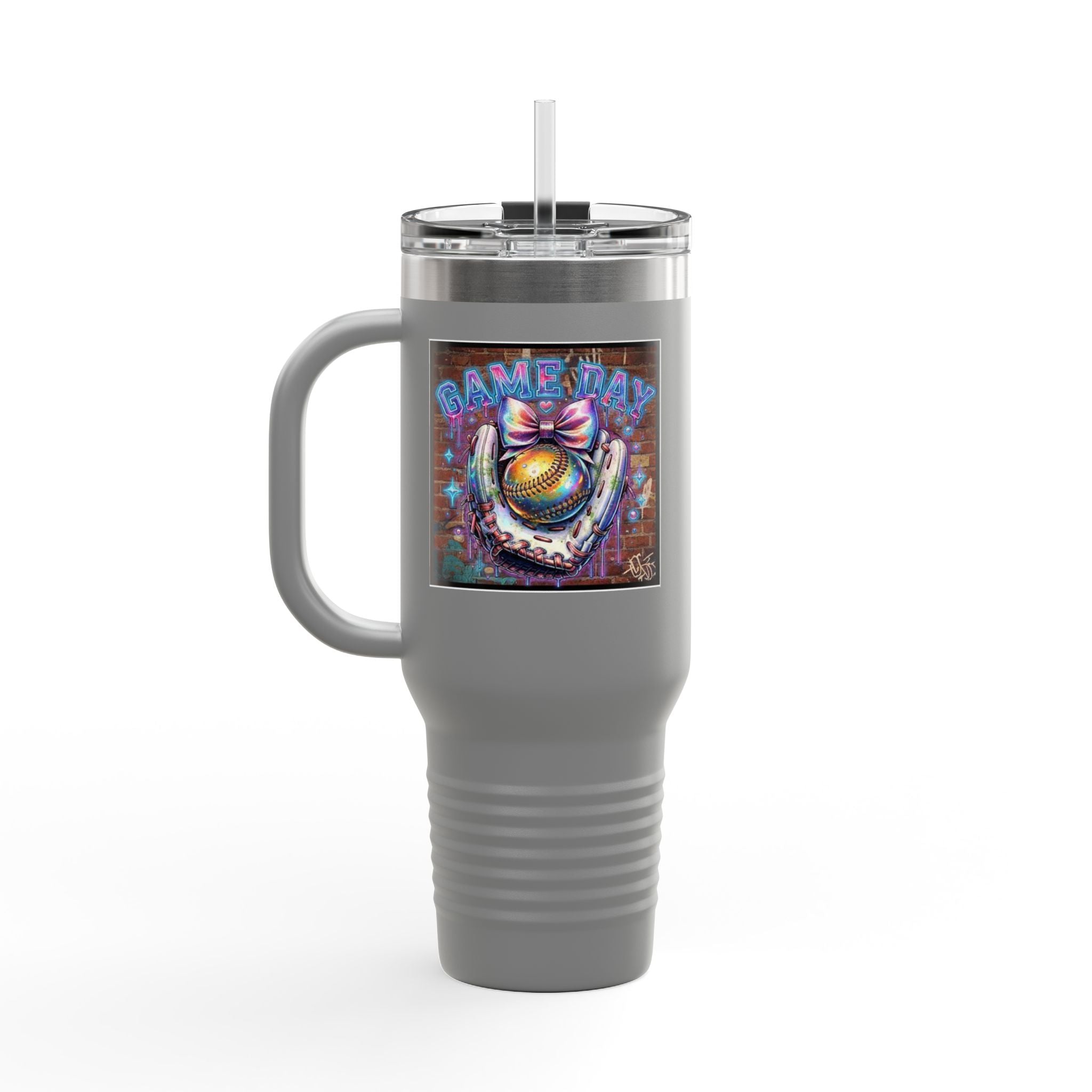 40oz Insulated Travel Mug - Vibrant Design "GAME DAY" | Field of Dreams Sports