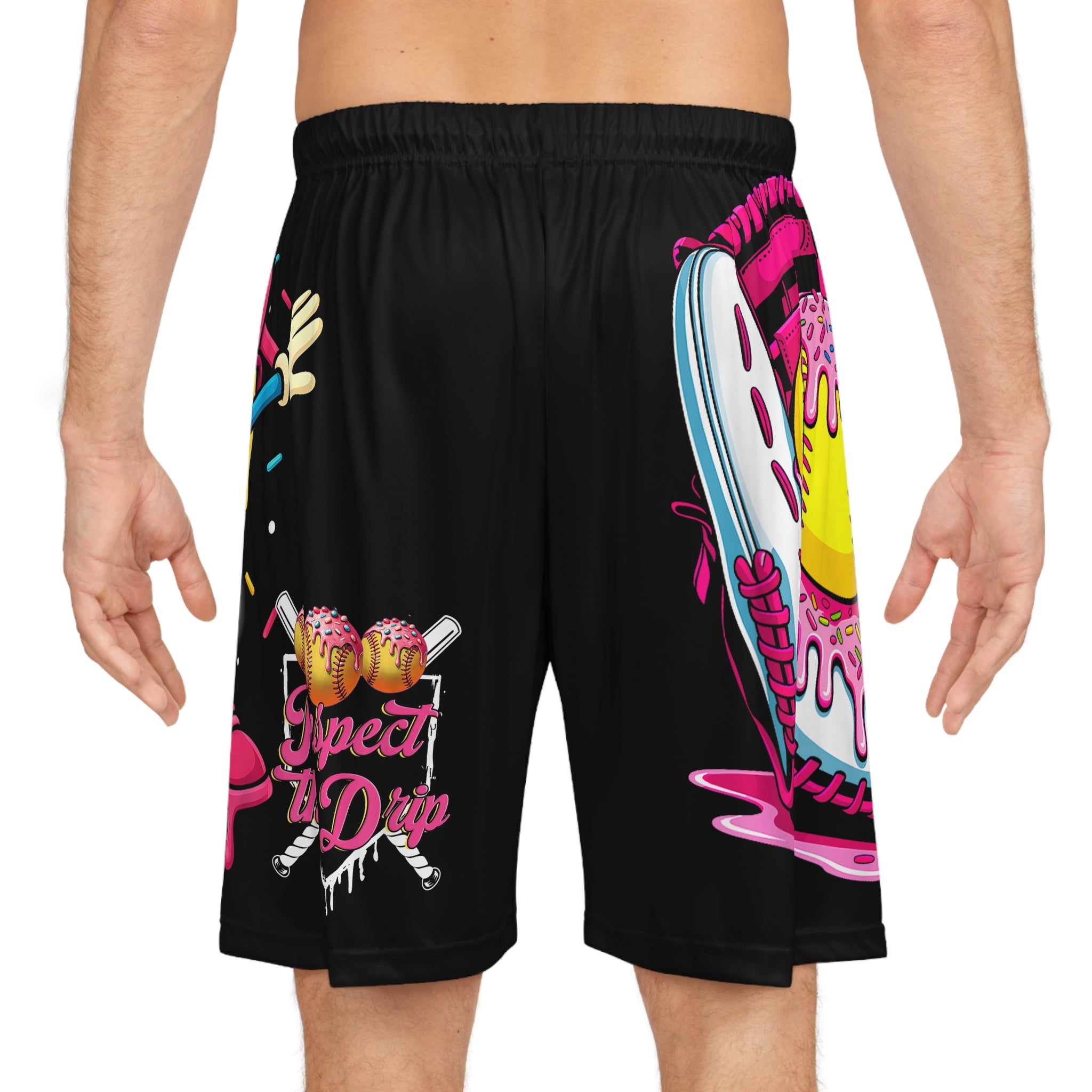 Custom Basketball Shorts - Respect the Drip Design | Youth & Adult Athletic Shorts