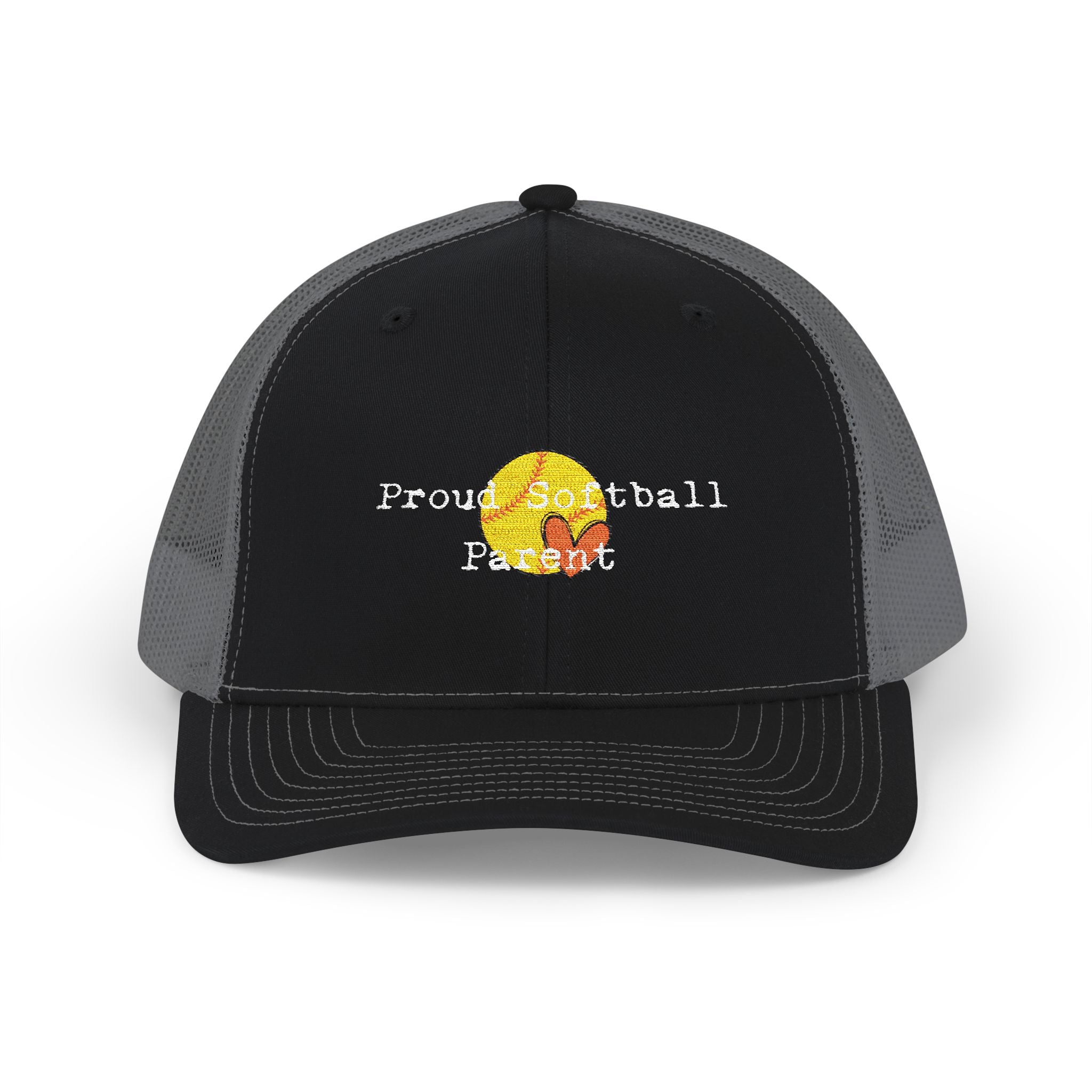 Proud Softball Parent Snapback Trucker Cap, Baseball Hat, Sports Cap, Gift for Parents, Custom Embroidered Hat