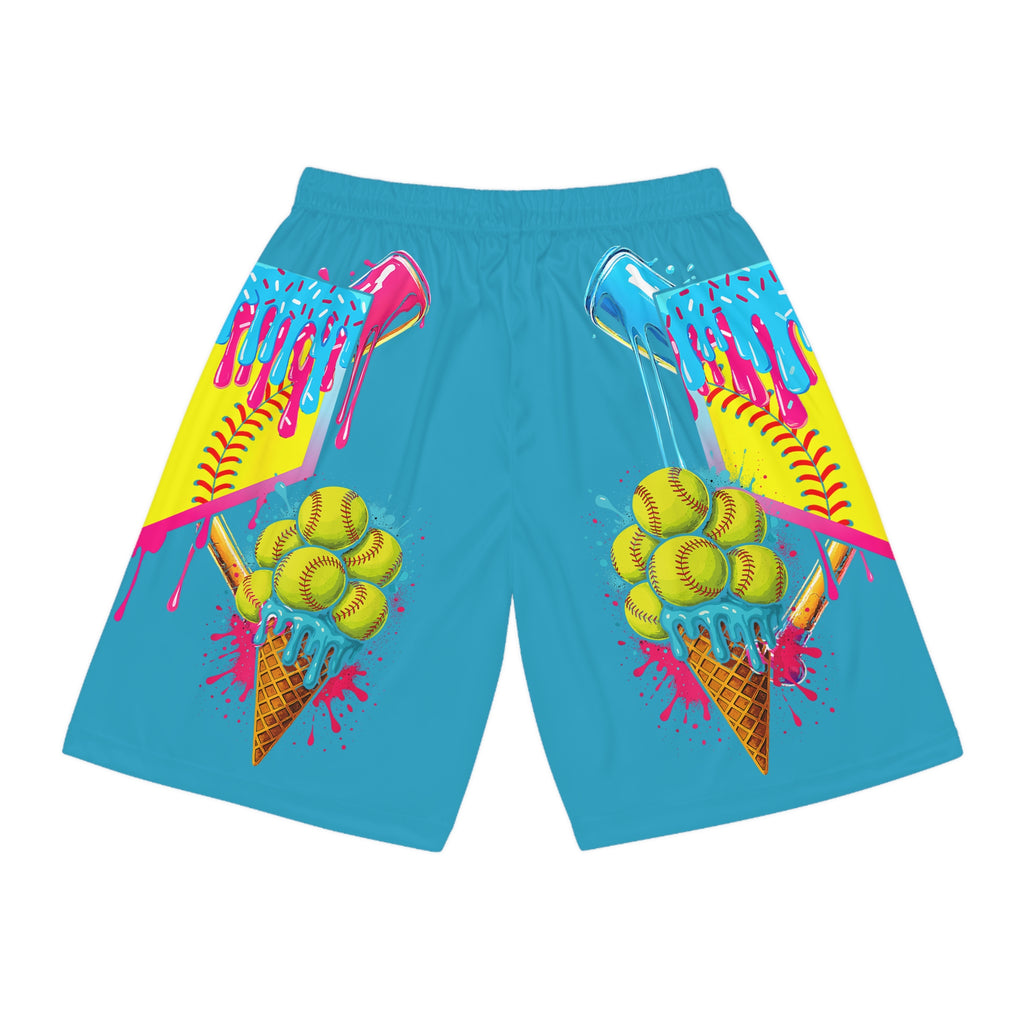Custom Baseball Shorts - Colorful Athletic Practice Shorts | Youth & Adult Sizes