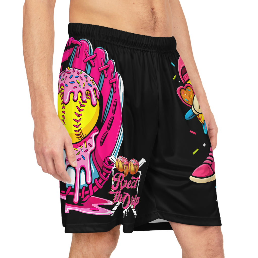 Custom Basketball Shorts - Respect the Drip Design | Youth & Adult Athletic Shorts