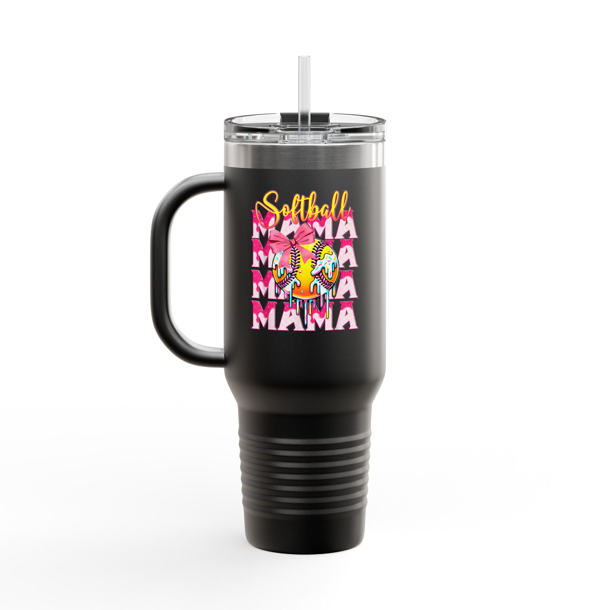 Softball MAMA 40oz Insulated Travel Mug - Stanley Style Holiday Gift