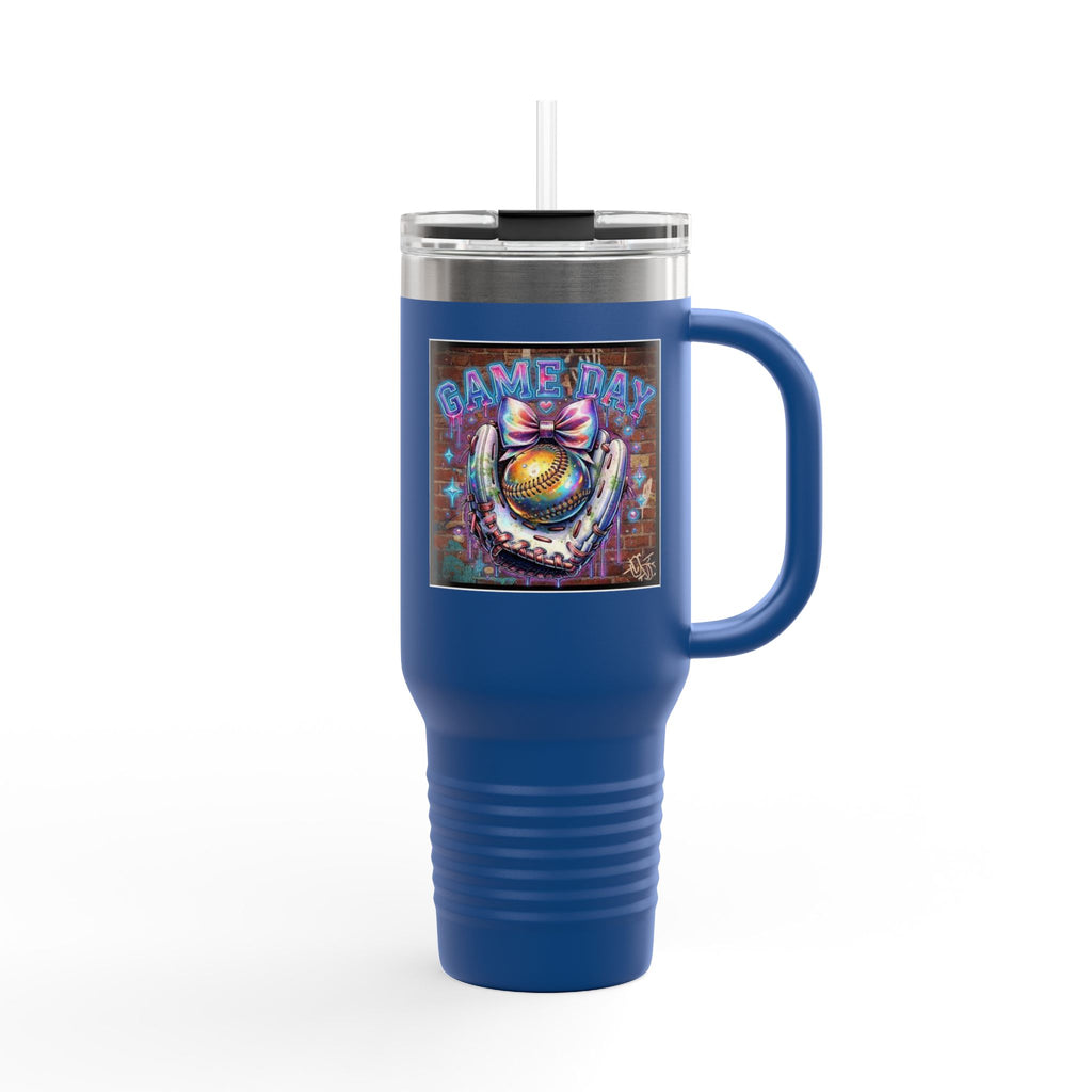 40oz Insulated Travel Mug - Vibrant Design "GAME DAY" | Field of Dreams Sports