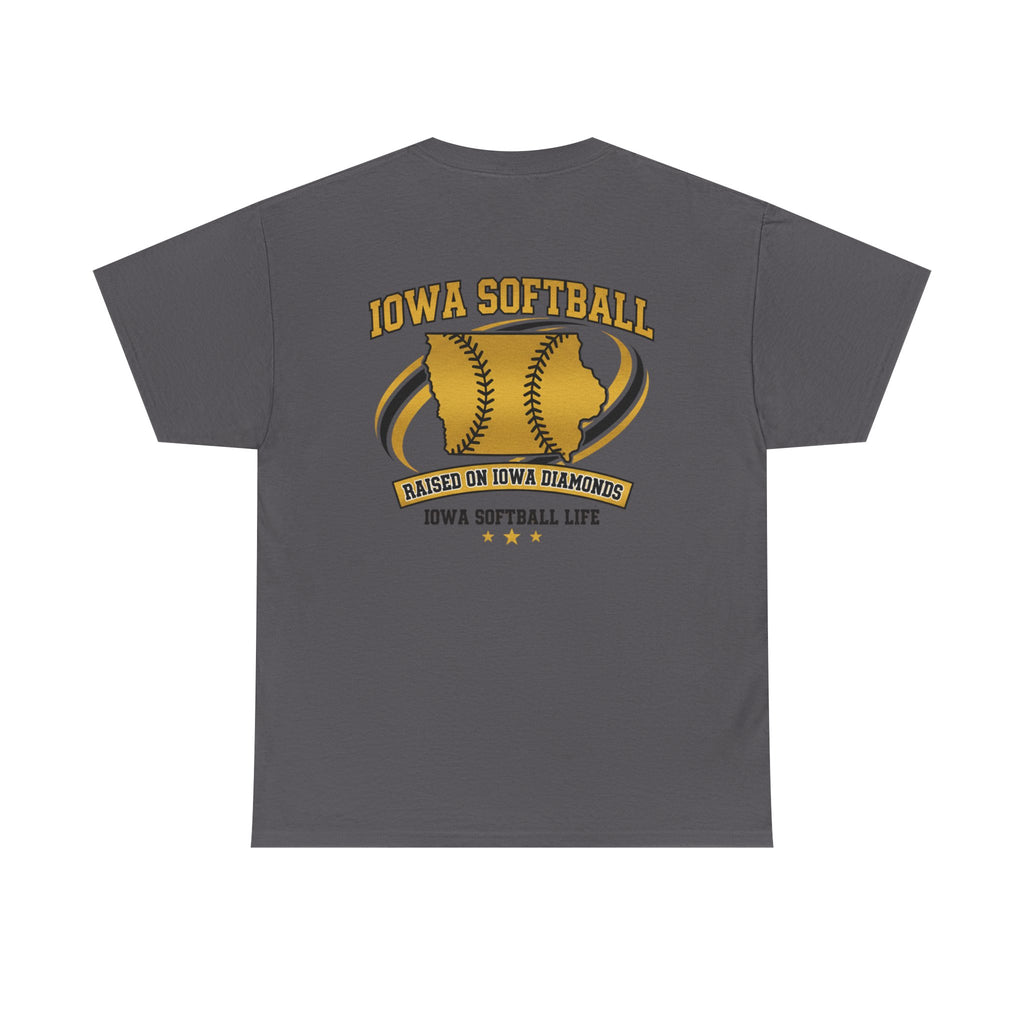 Iowa Softball Heritage Tee - Iowa Strong | Council Bluffs Softball Pride