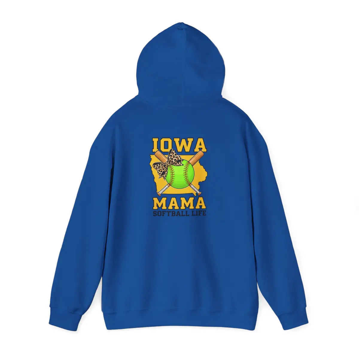 Iowa Mama Softball Sweatshirt - Proud Iowa Softball Mom | Council Bluffs