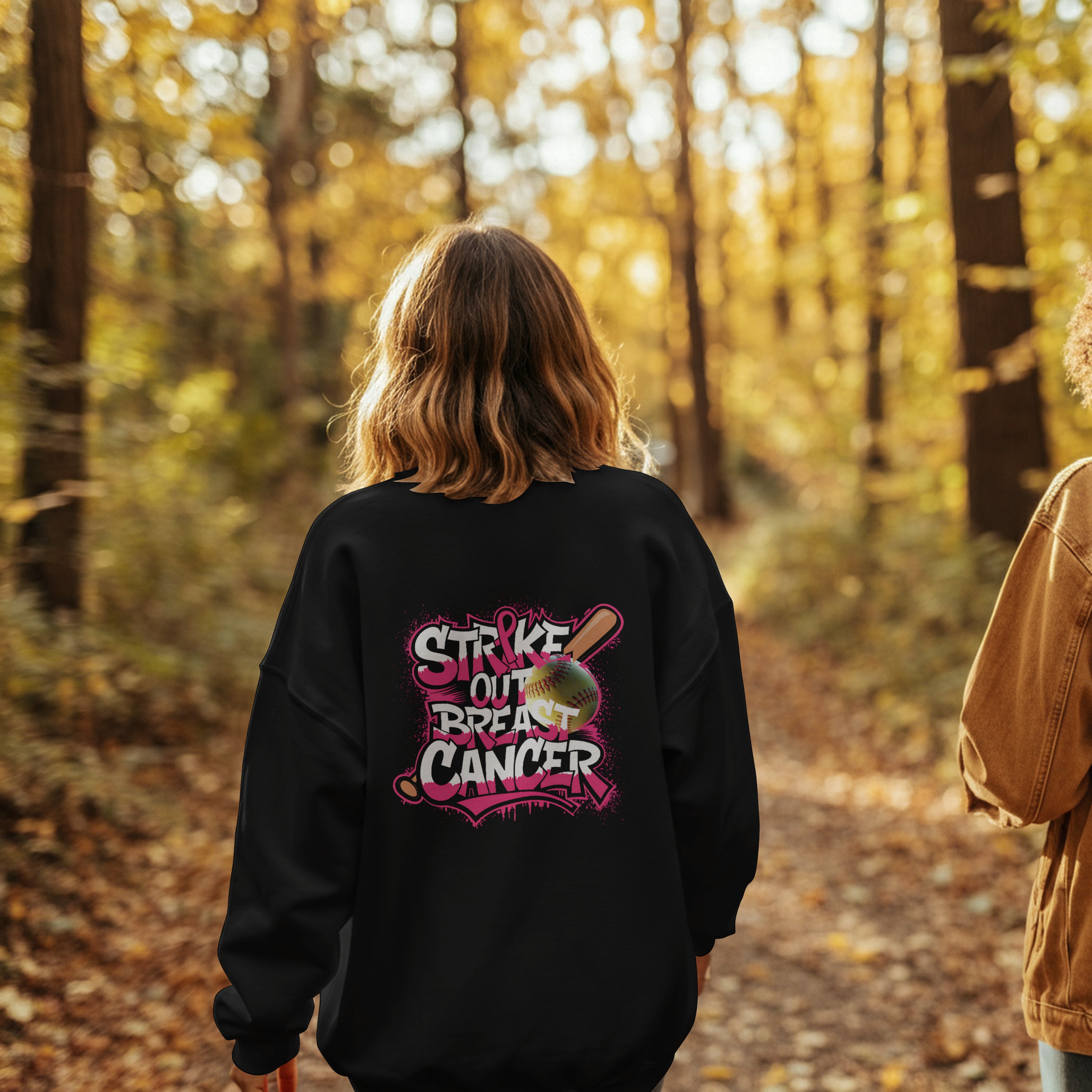 Strike Out Breast Cancer T-Shirt | $5 Donated to NBCF | Softball Awareness Tee