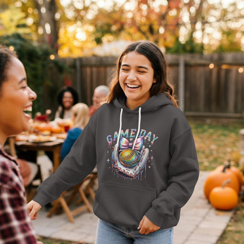 Game Day Glitter Hoodie - Softball Baseball Sweatshirt | Field of Dreams Sports