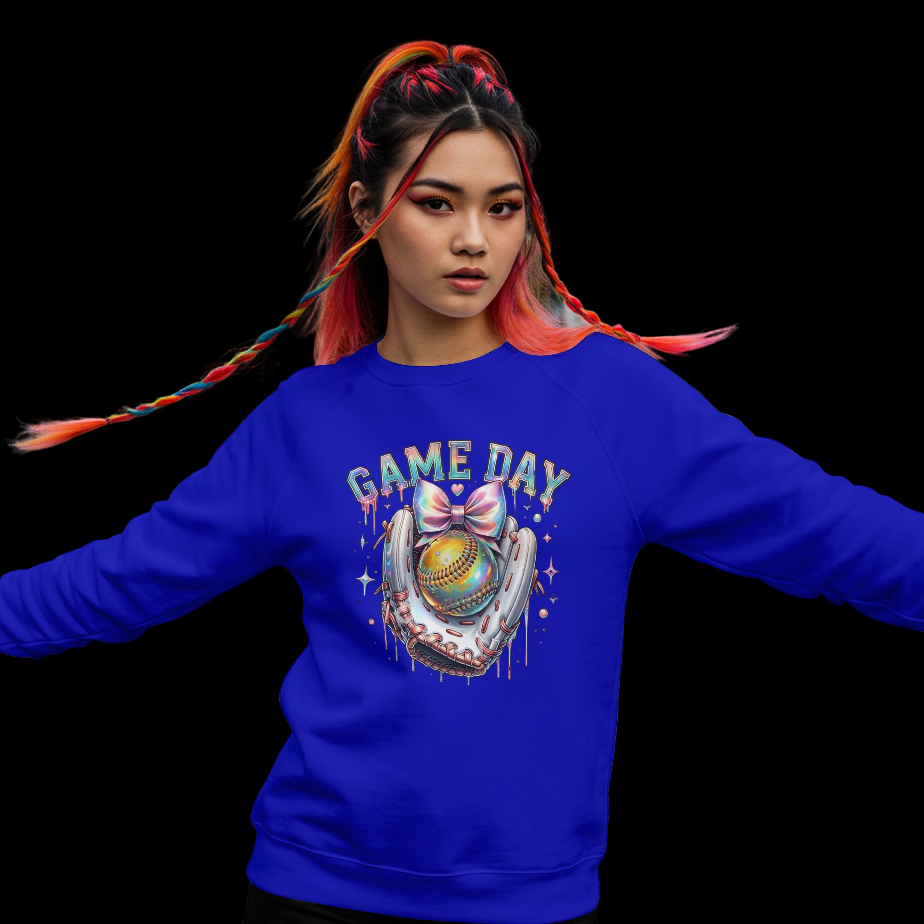 Game Day Glitter Hoodie - Softball Baseball Sweatshirt | Field of Dreams Sports