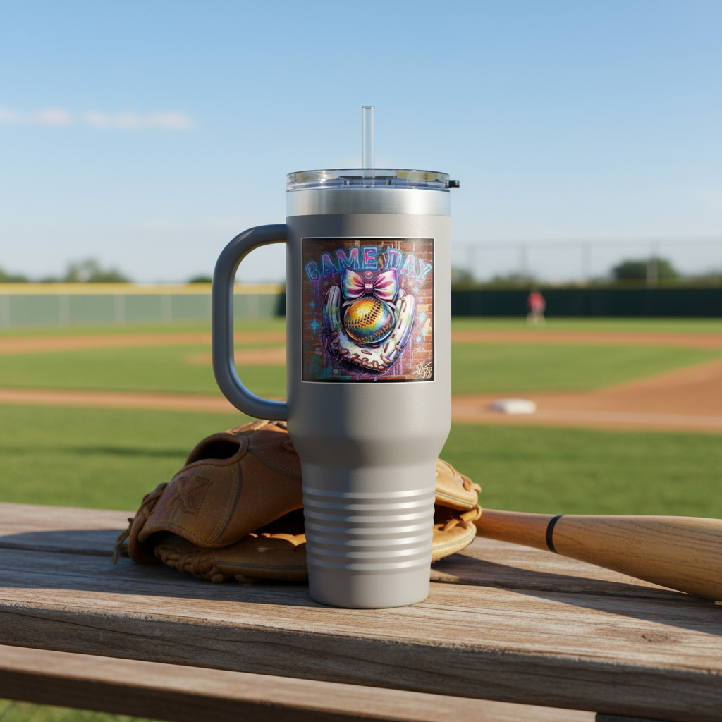 Game Day Mug on Bleachers