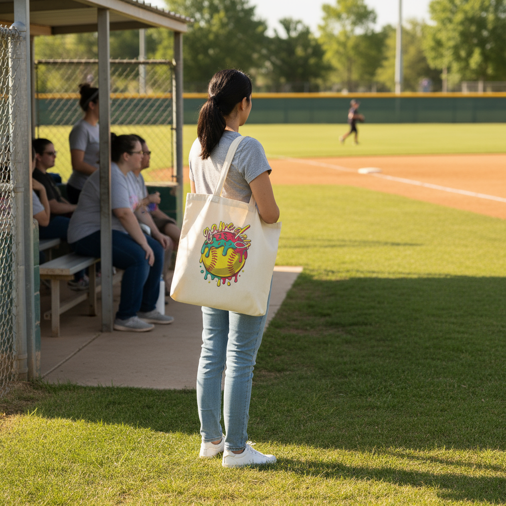 Game Day Tote at Softball Field