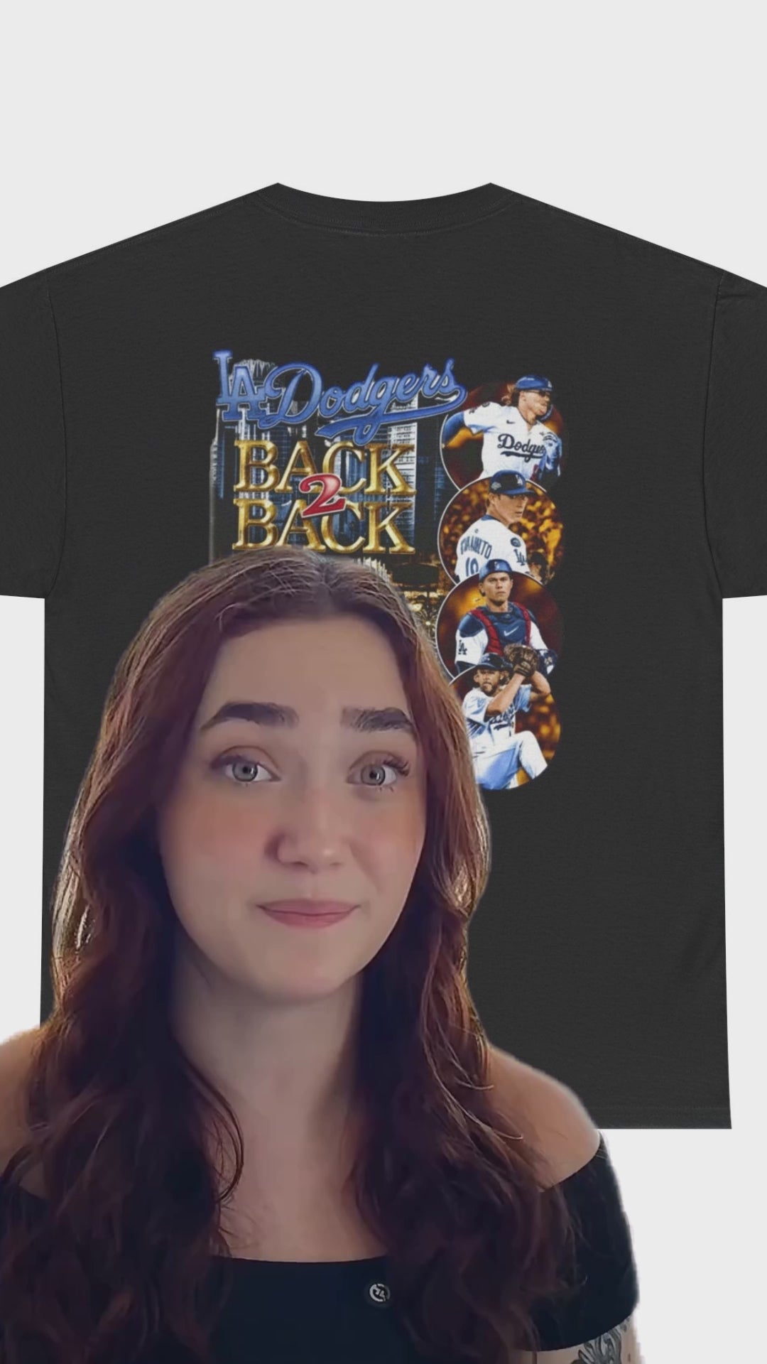 LA Dodgers 2025 World Series Championship T-Shirt | Official Fan Gear