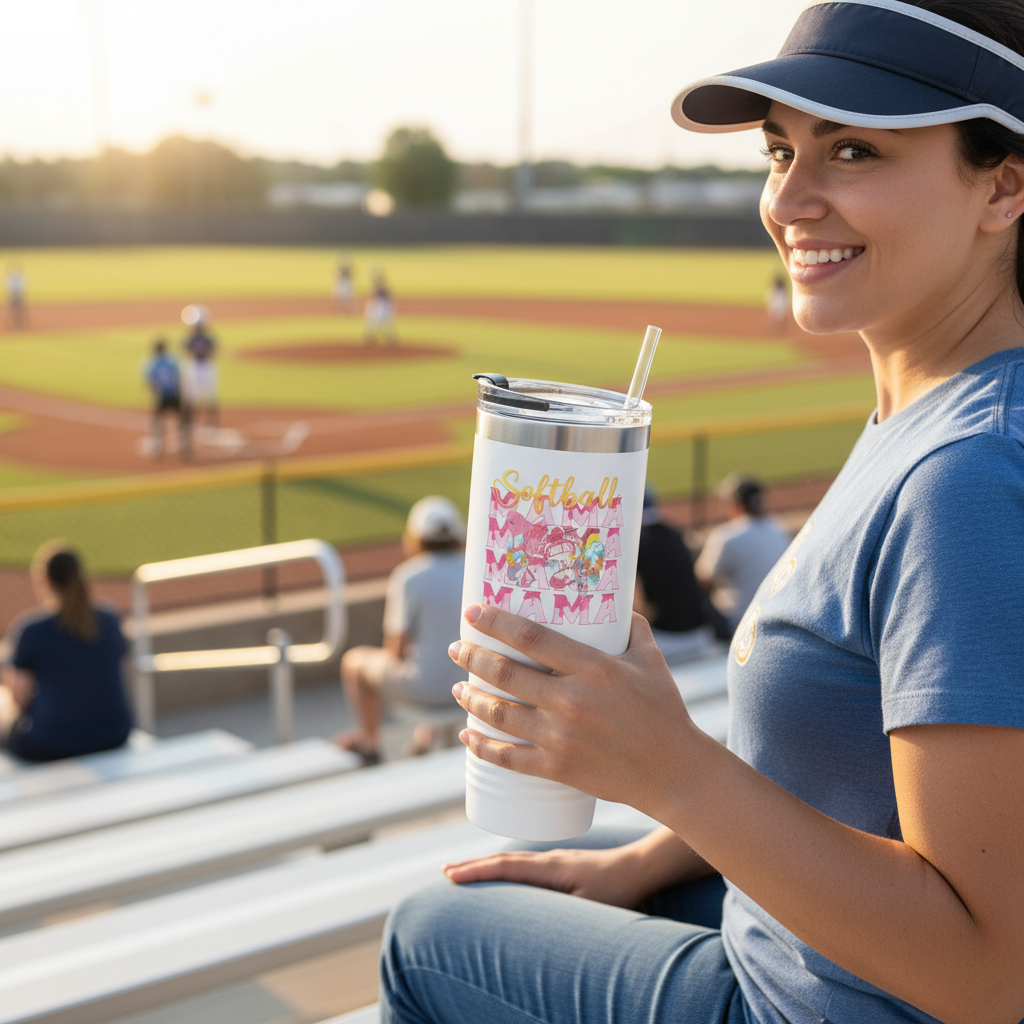 Softball MAMA Mug Lifestyle