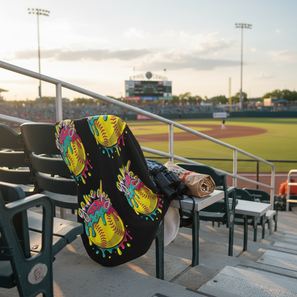 Stadium bleachers scene